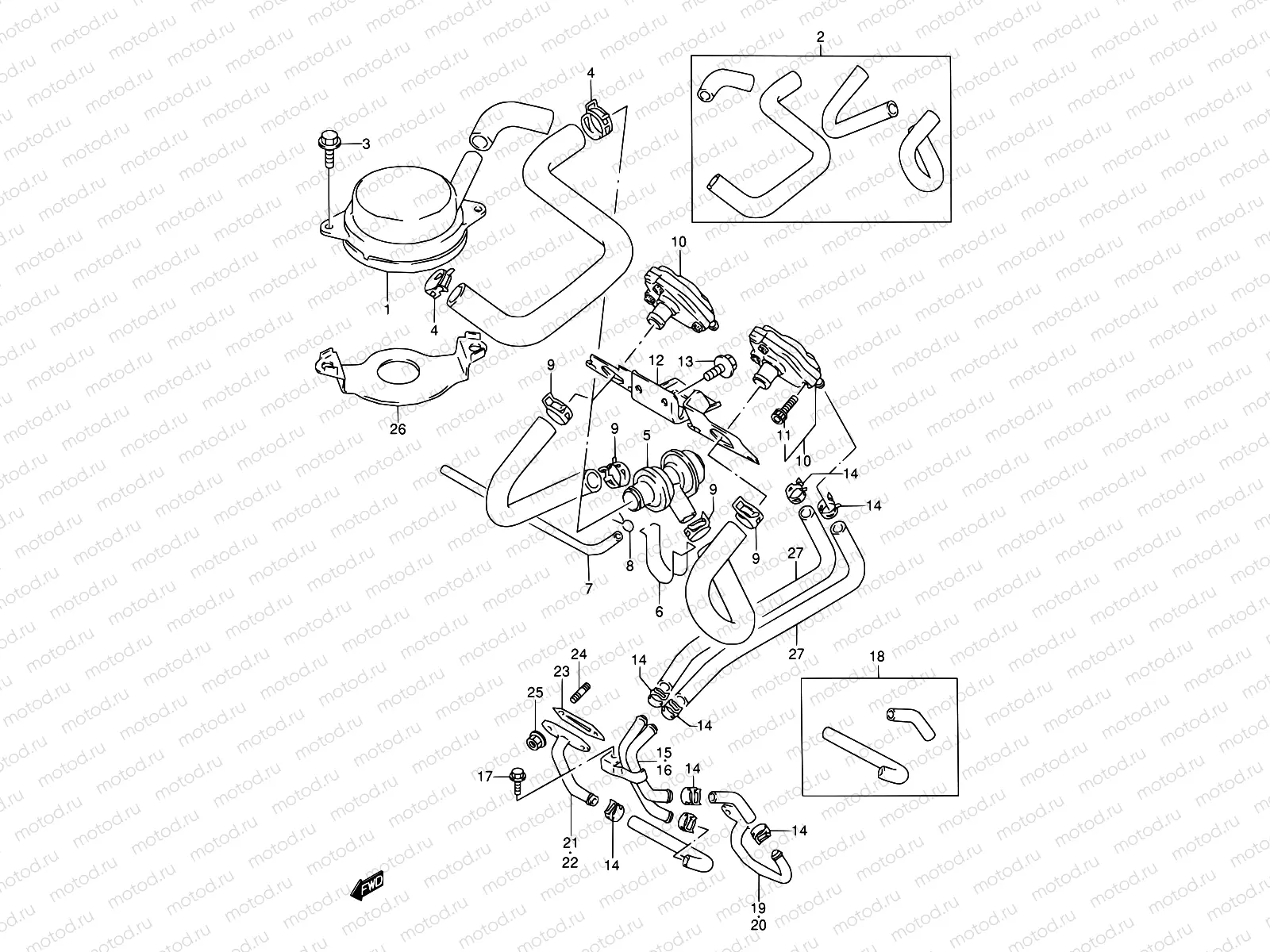 15A - SECOND AIR (MODEL K/L/M/N E18)