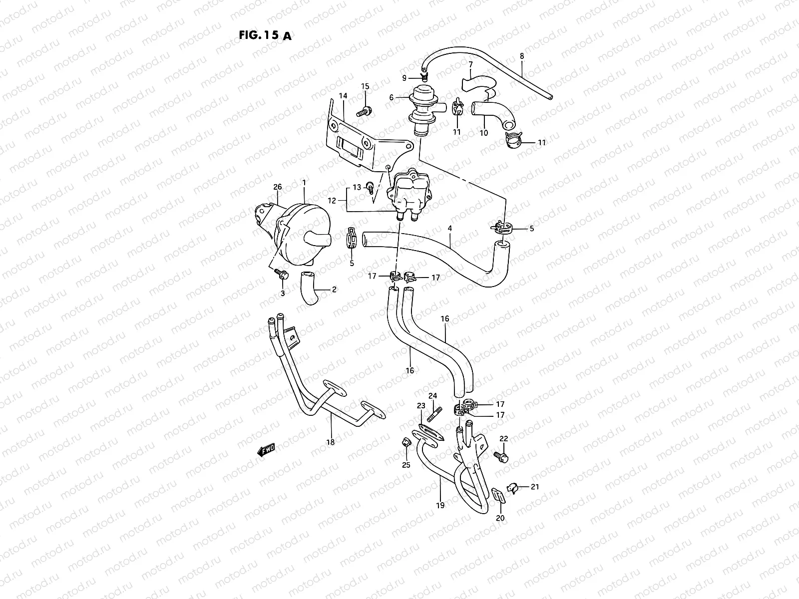 15A - SECOND AIR (MODEL K/L/M/N/P/R E18,MODEL M/N E39)