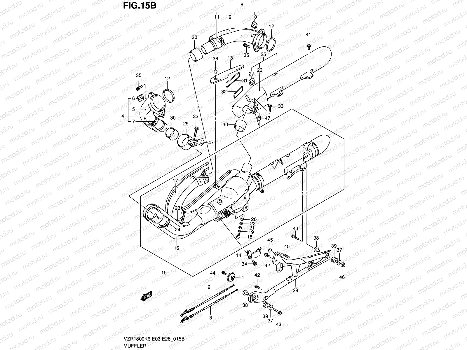 15B - MUFFLER (MODEL L0)
