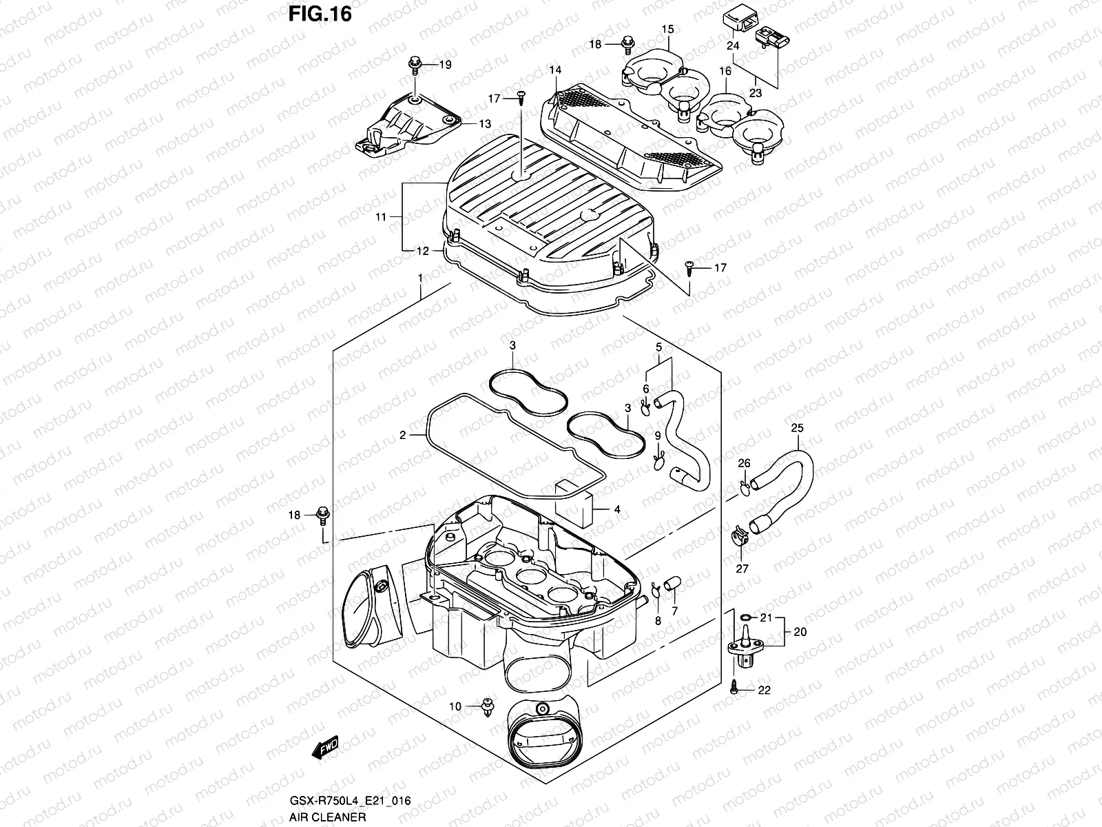 16 - AIR CLEANER