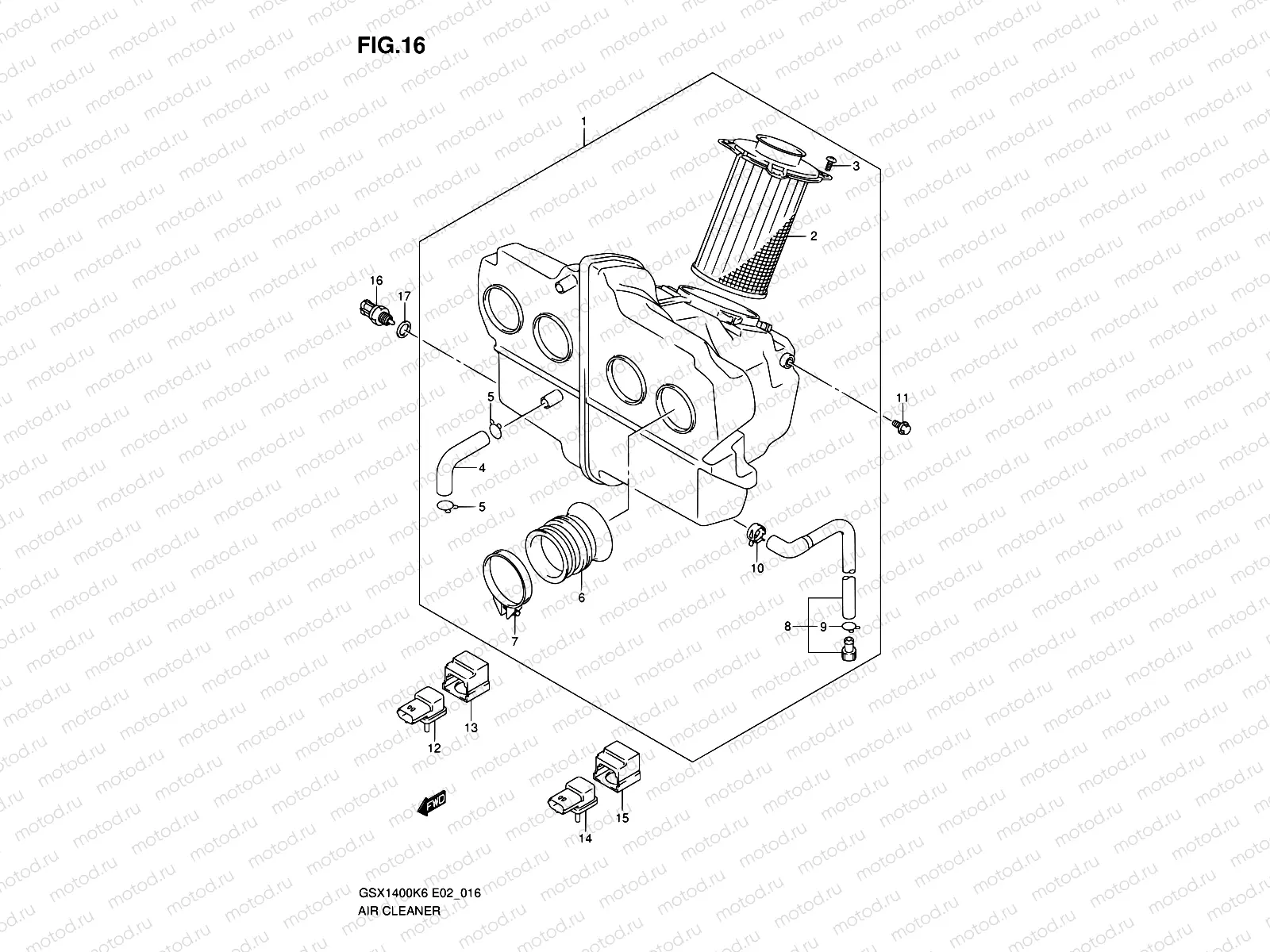16 - AIR CLEANER