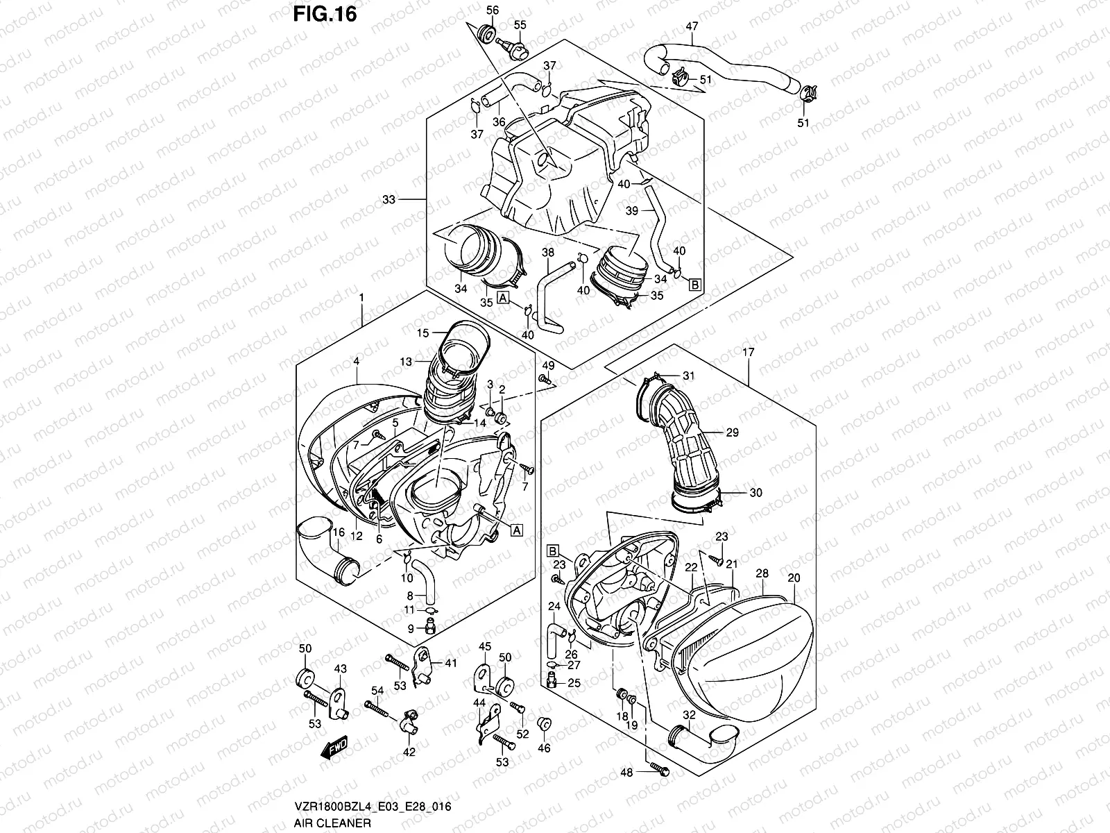16 - AIR CLEANER (VZR1800BZL4 E03)