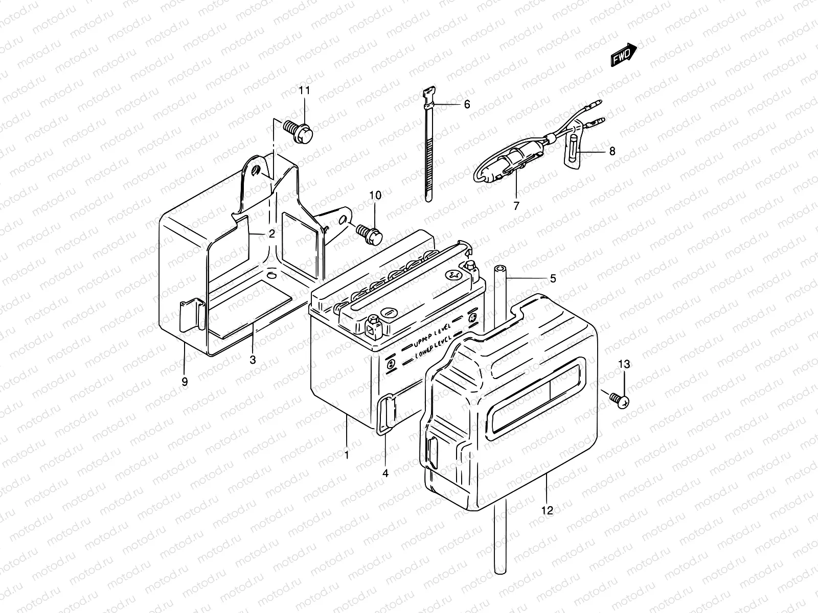 16 - BATTERY (E02, E04, E15, E17, E18, E21, MODEL R P09)
