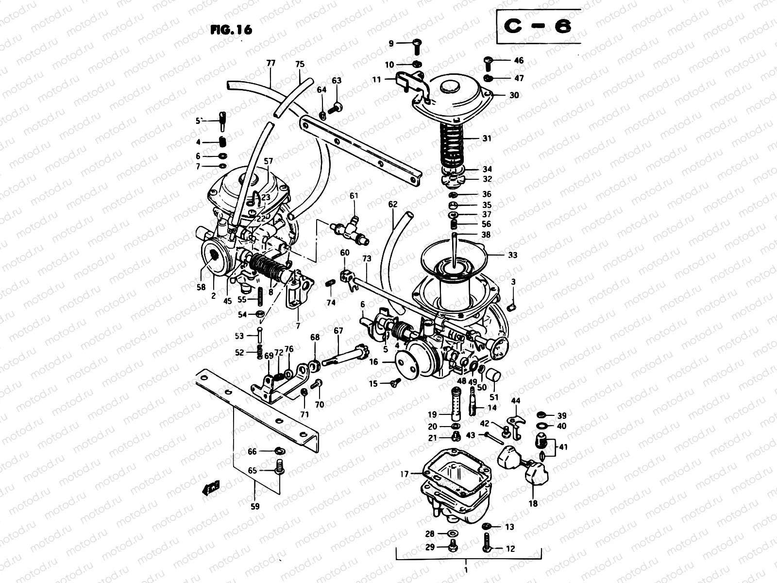 16 - CARBURETOR (MODEL Z)