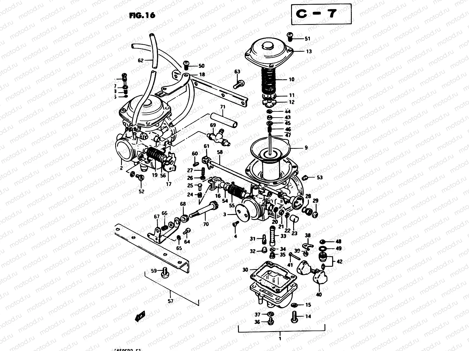 16 - CARBURETOR (MODEL Z)
