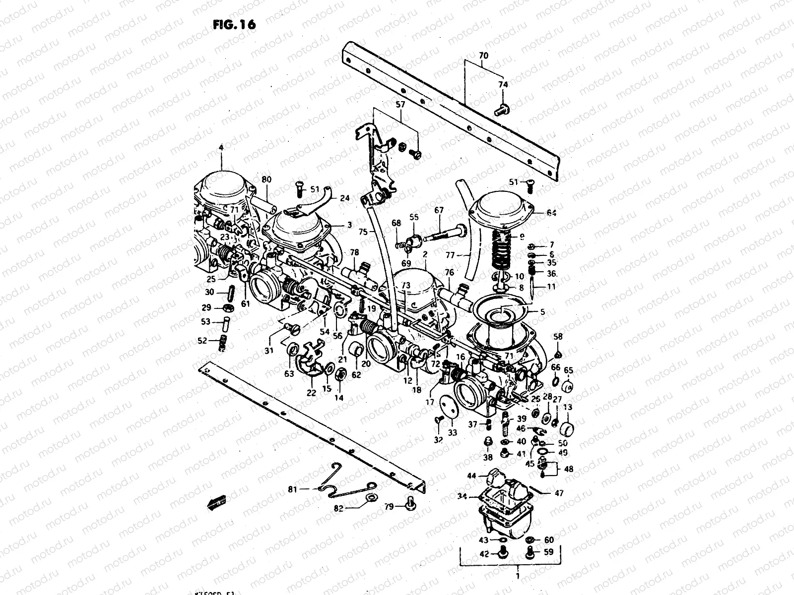 16 - CARBURETOR (MODEL Z)
