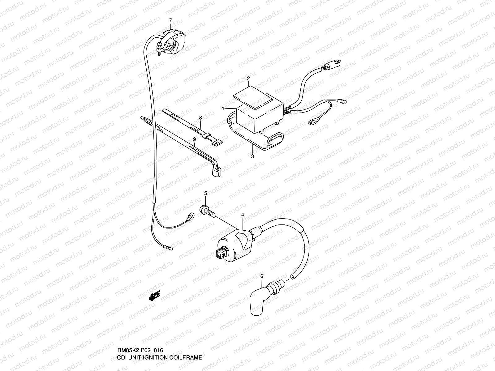 16 - CDI UNIT - IGNITION COIL