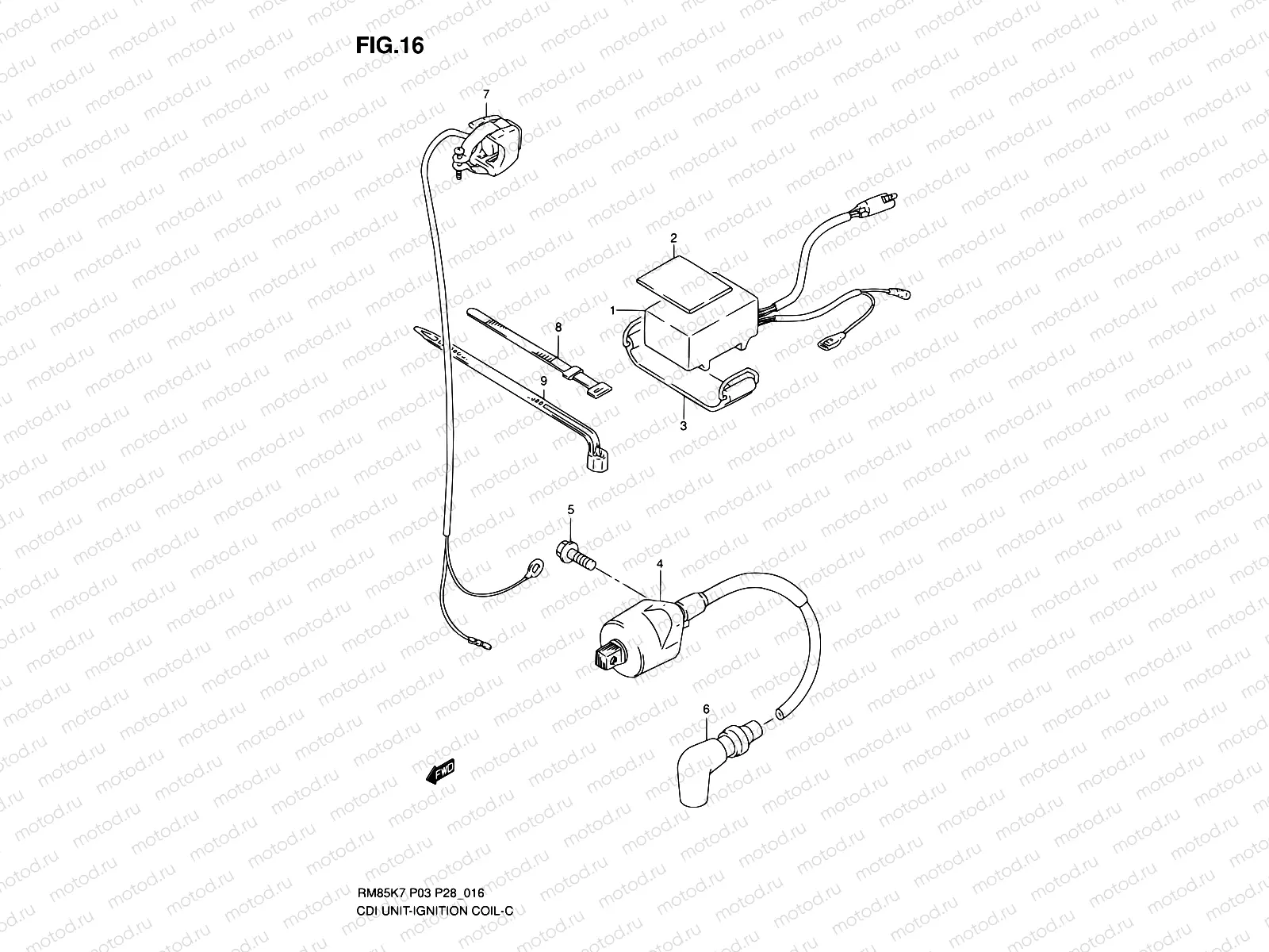 16 - CDI UNIT - IGNITION COIL