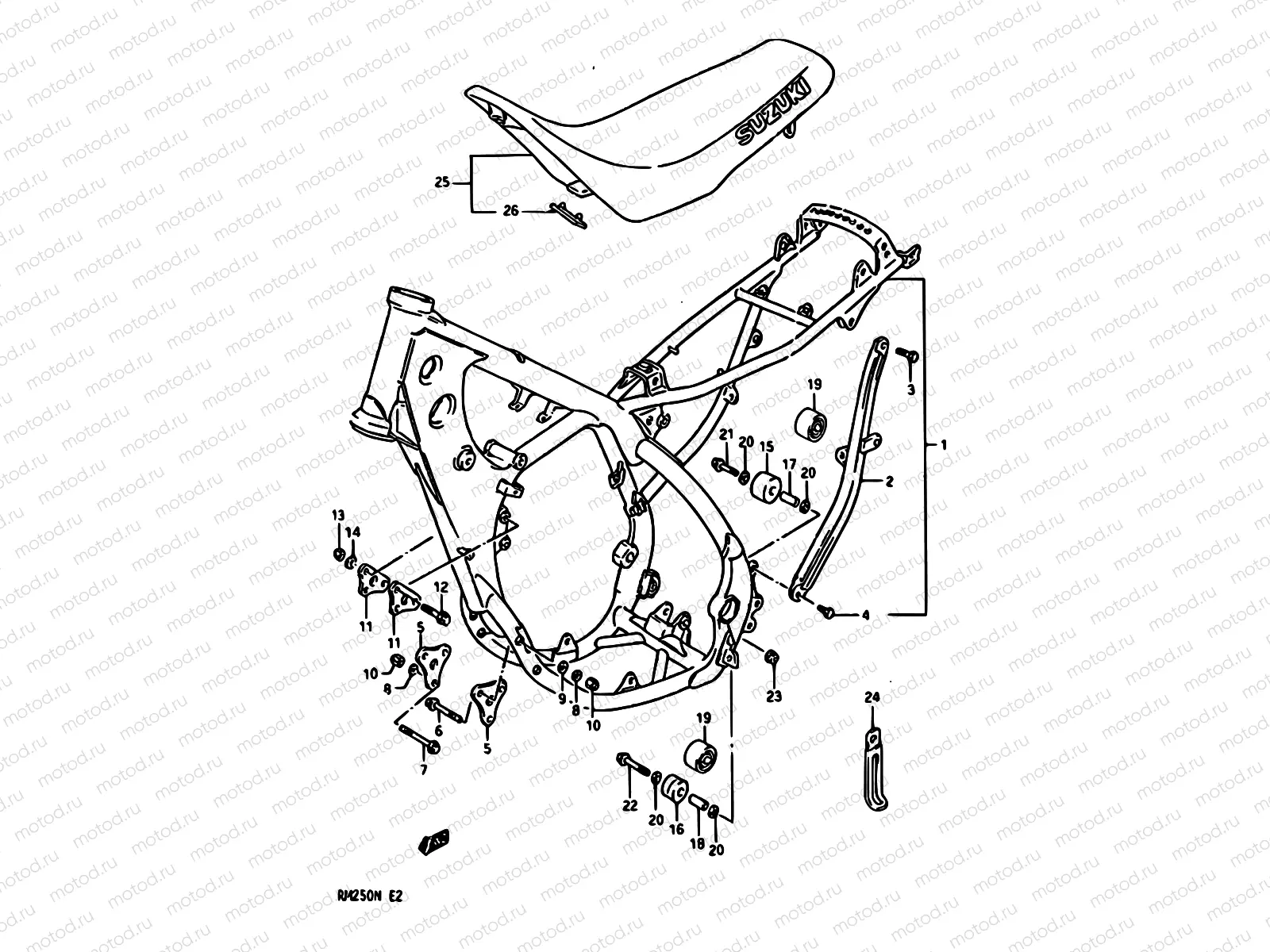 16 - FRAME-SEAT