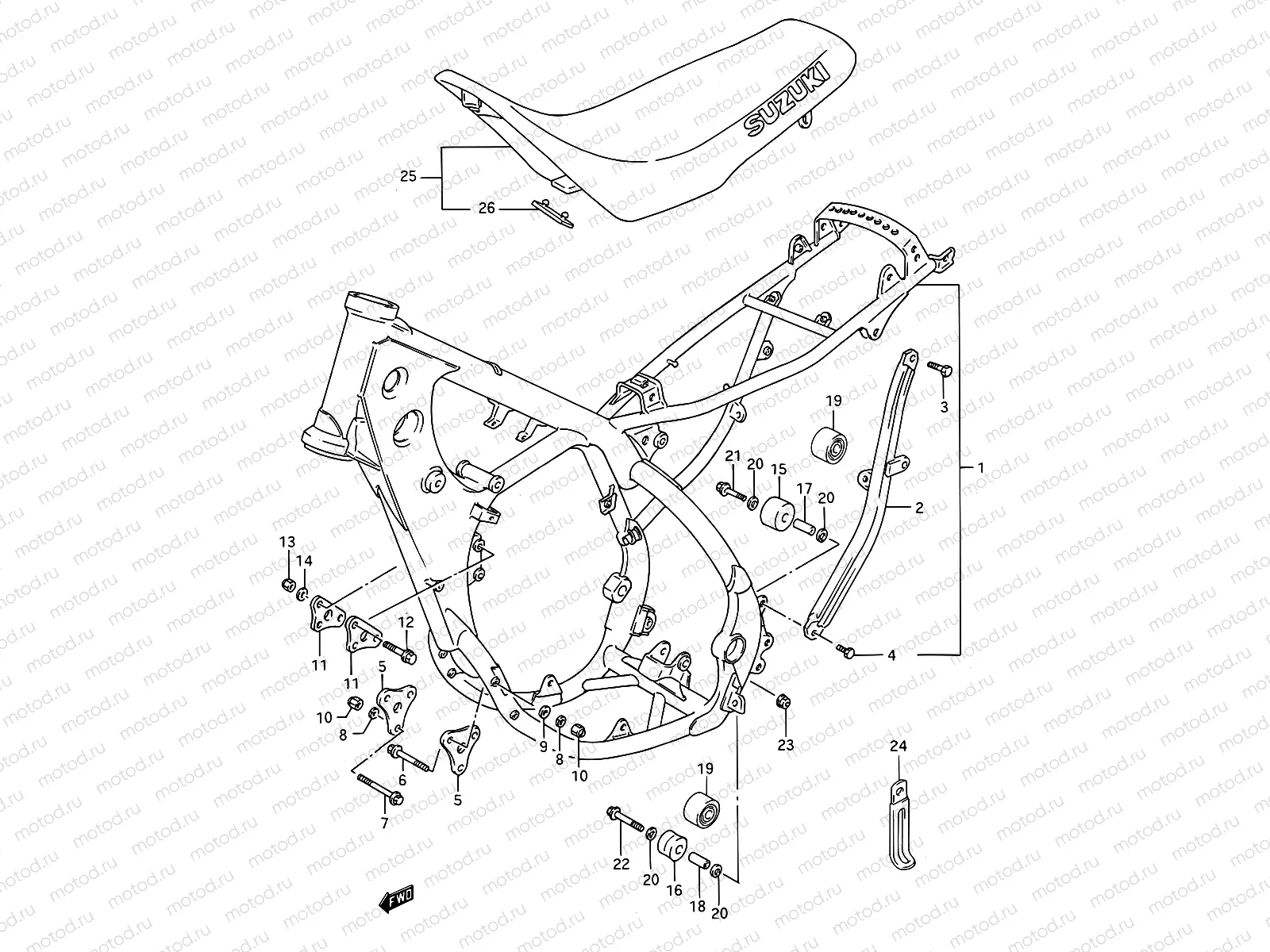 16 - FRAME - SEAT