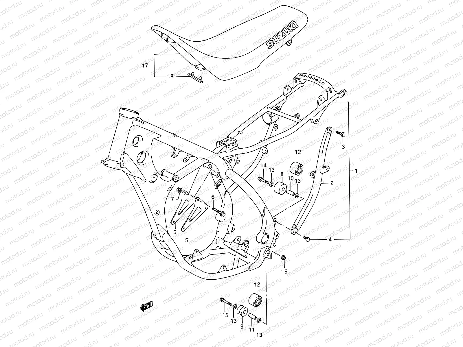 16 - FRAME - SEAT
