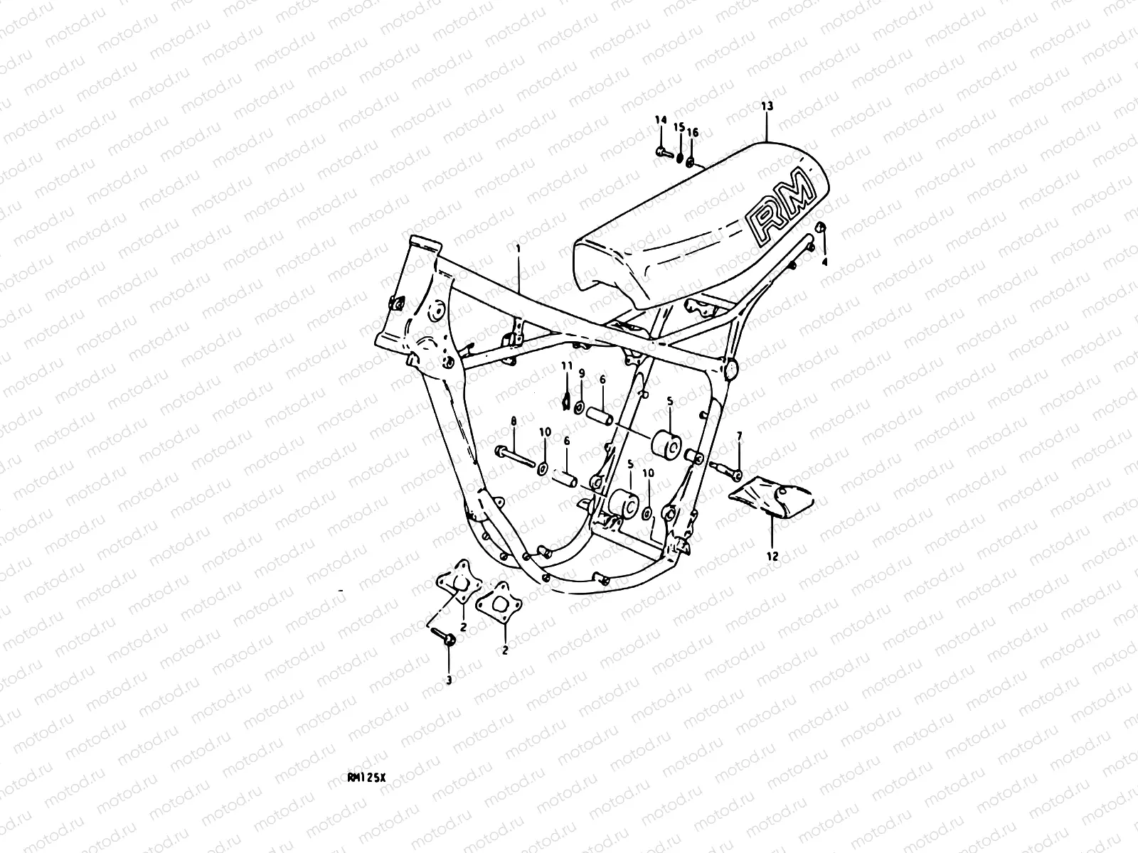 16 - FRAME - SEAT