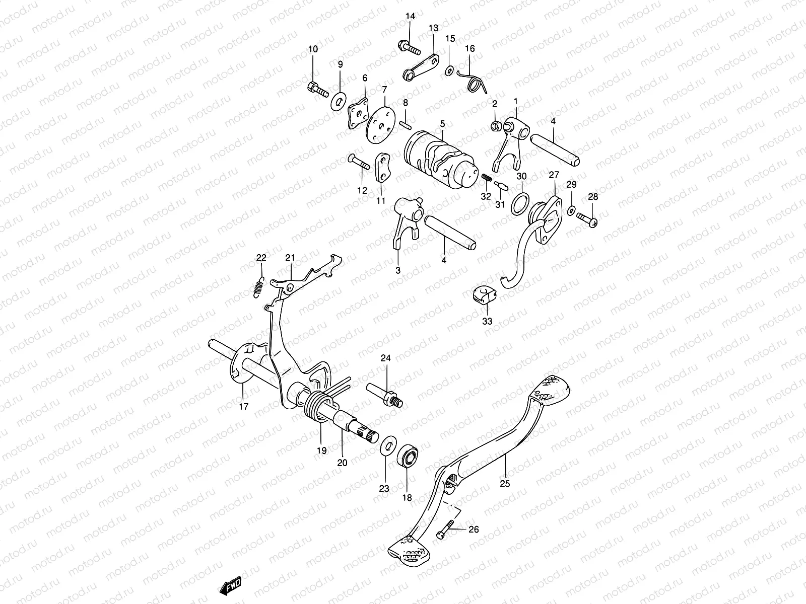 16 - GEAR SHIFTING (MODEL G/R)