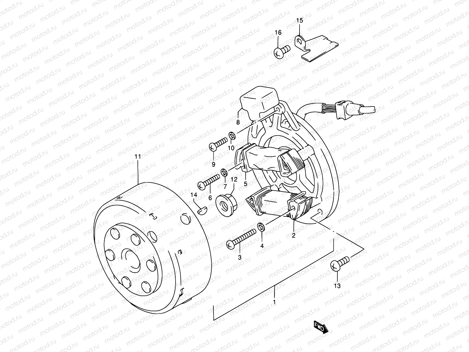 16 - MAGNETO (MODEL K)