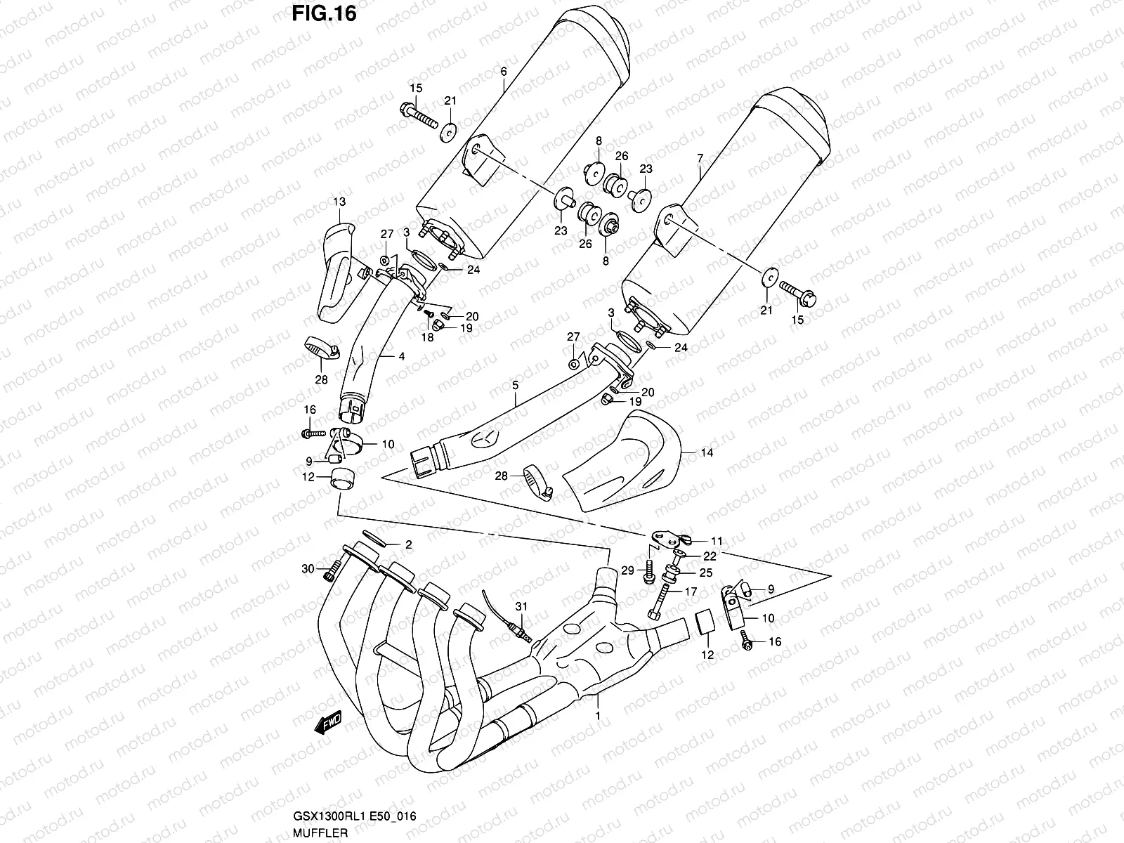 16 - MUFFLER