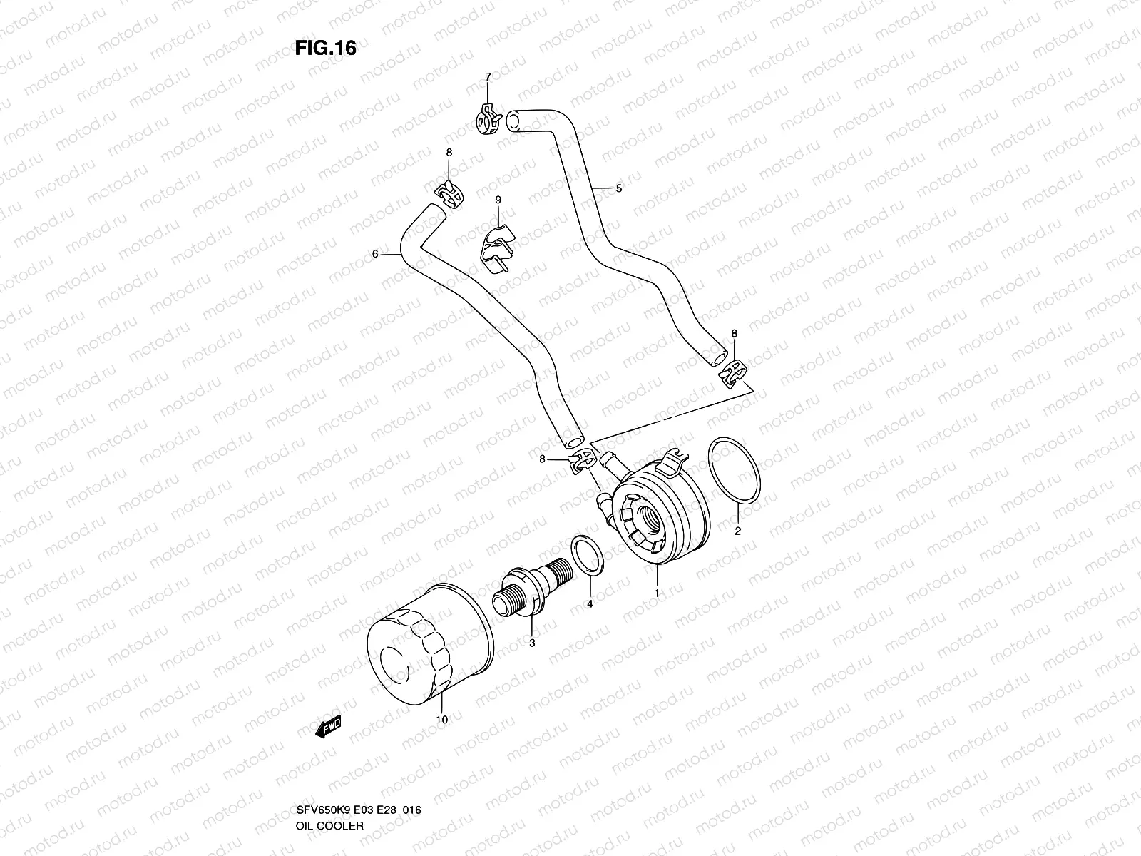16 - OIL COOLER