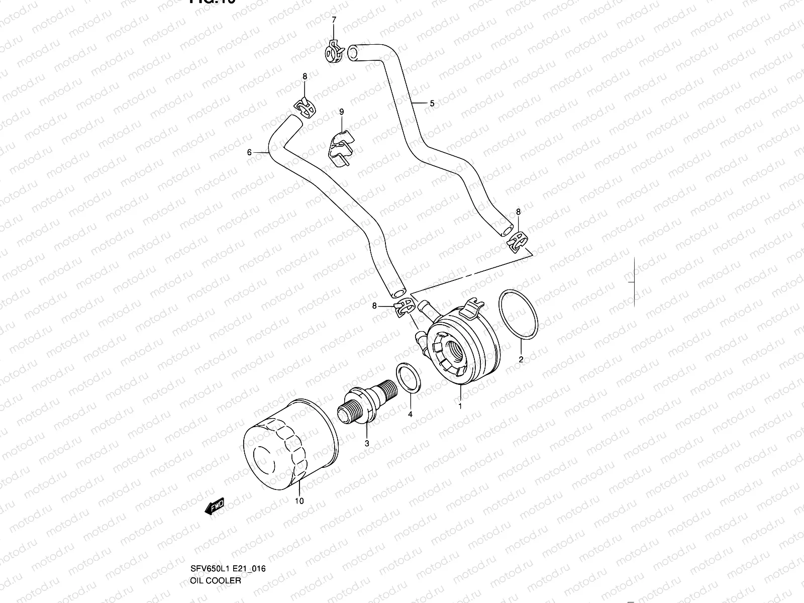 16 - OIL COOLER