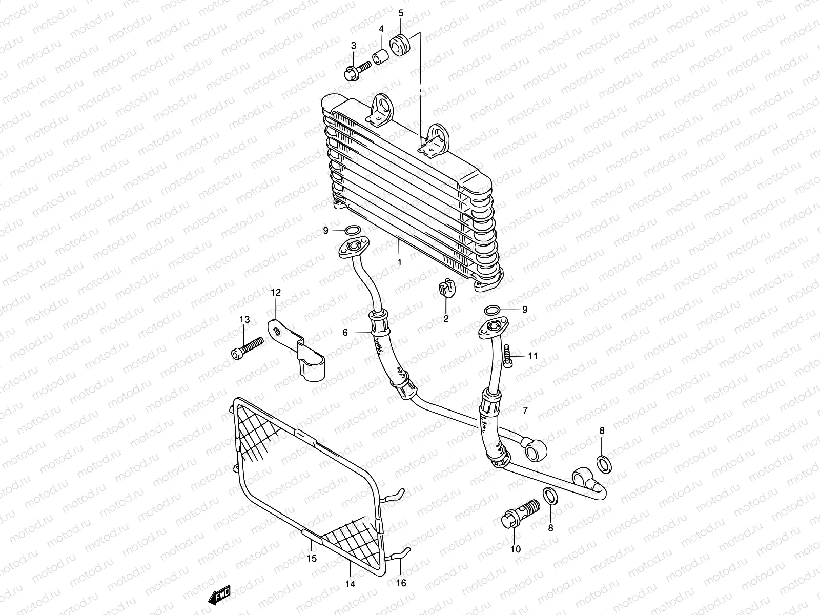 16 - OIL COOLER