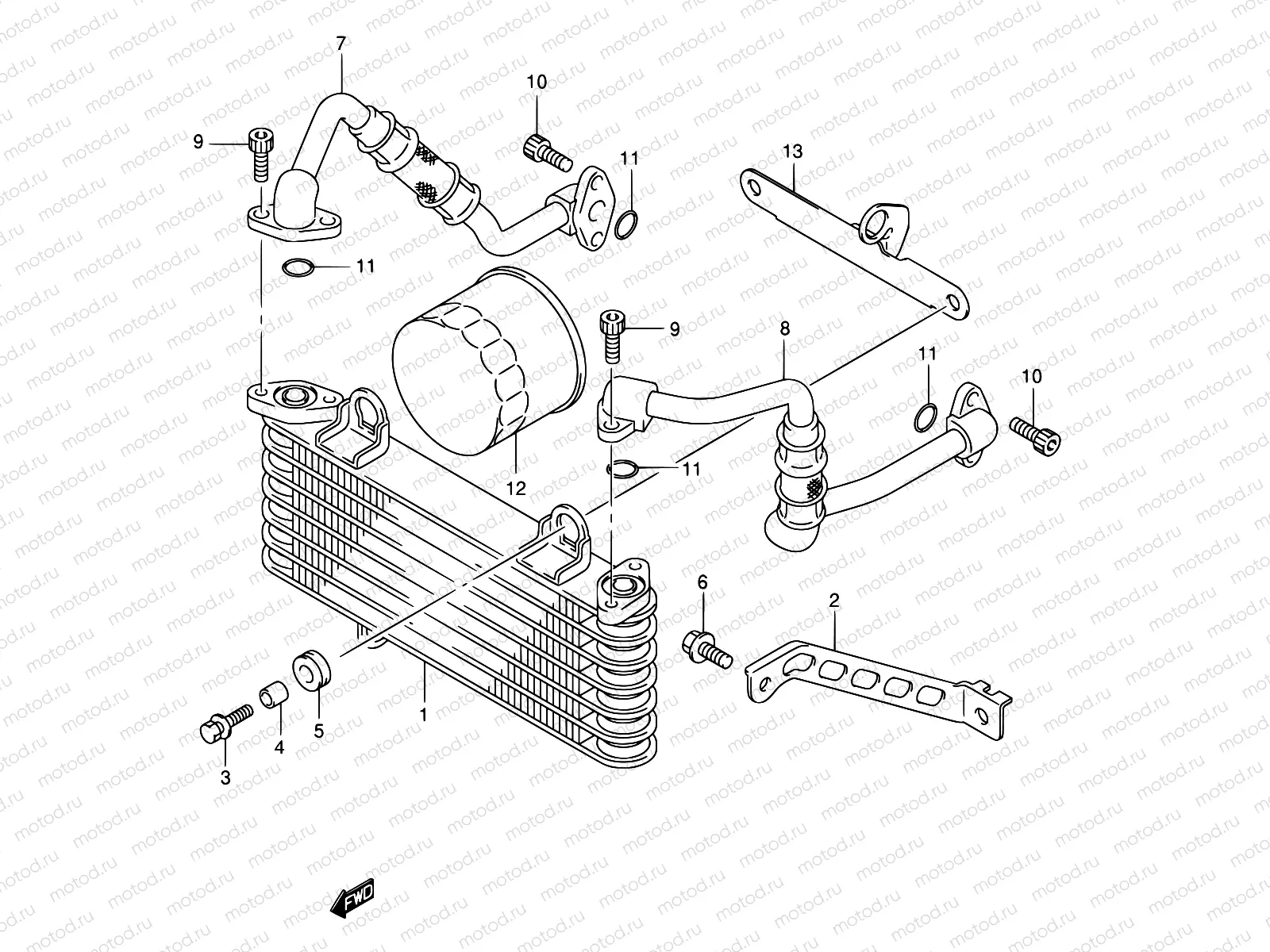 16 - OIL COOLER