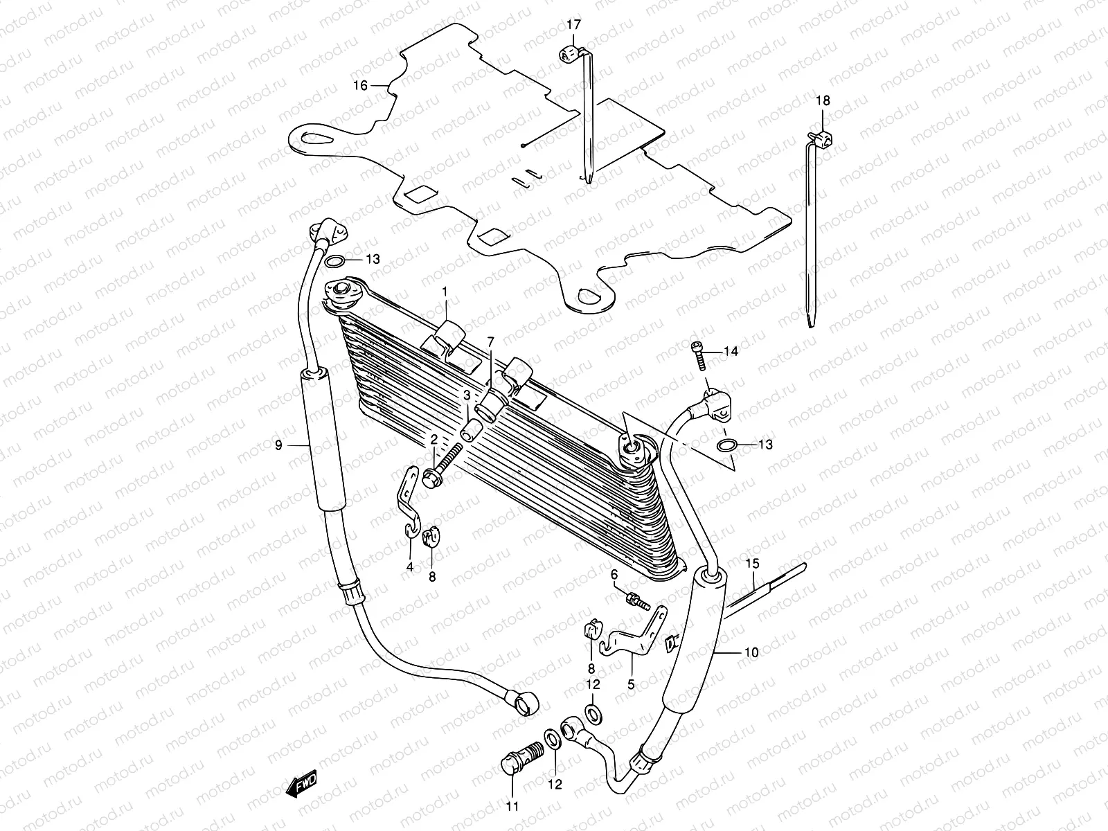 16 - OIL COOLER