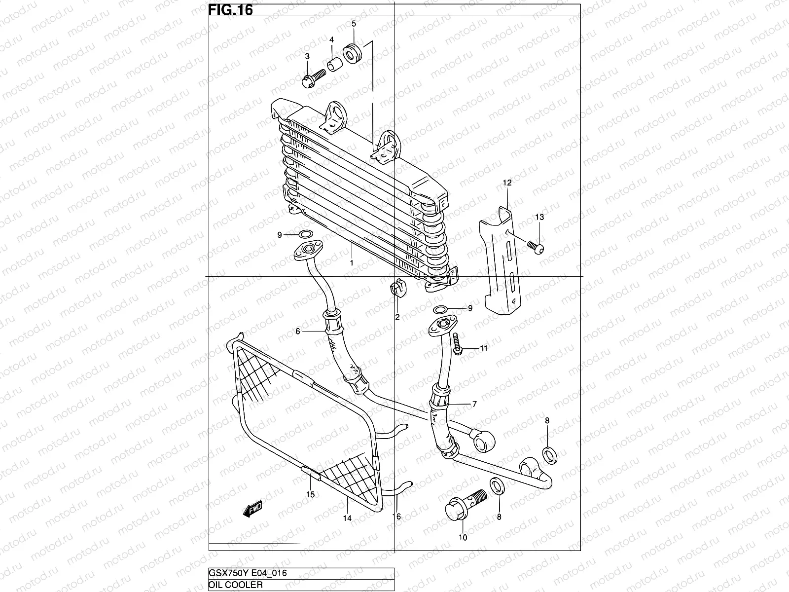 16 - OIL COOLER