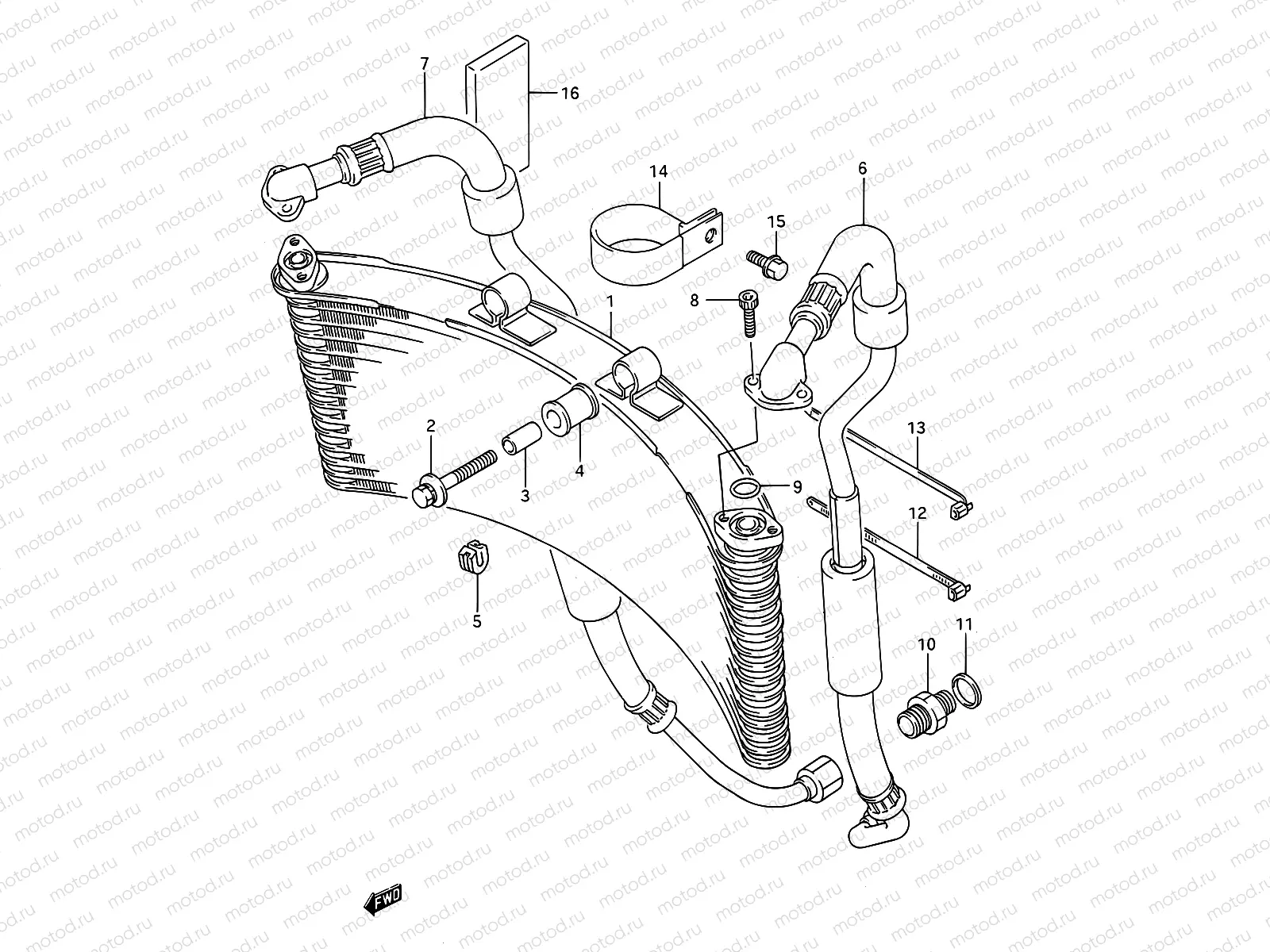16 - OIL COOLER