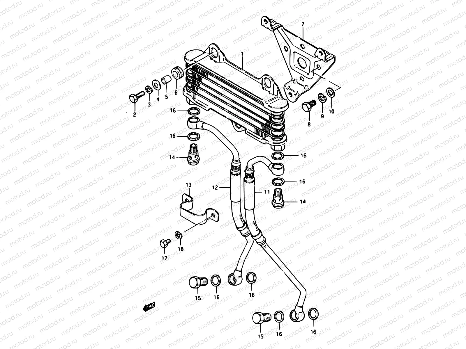 16 - OIL COOLER