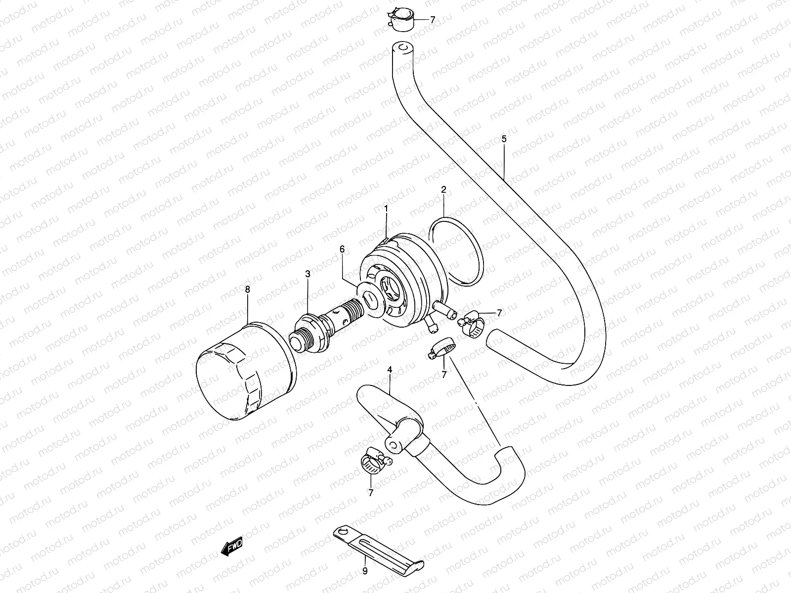 16 - OIL COOLER - OIL FILTER