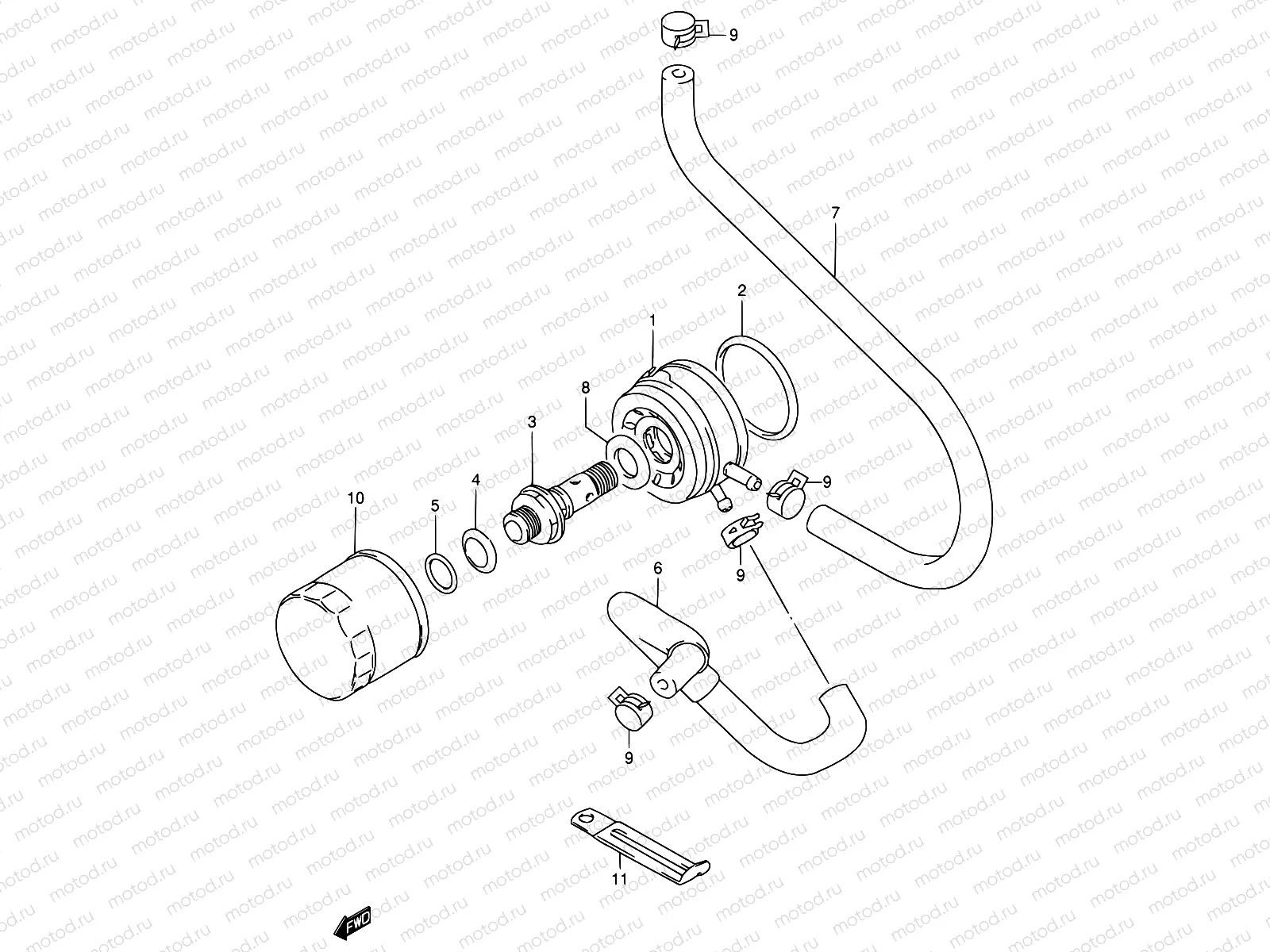 16 - OIL COOLER - OIL FILTER