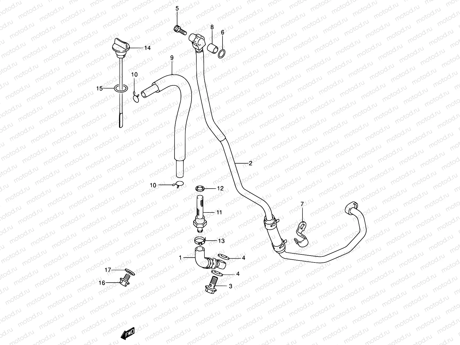16 - OIL HOSE