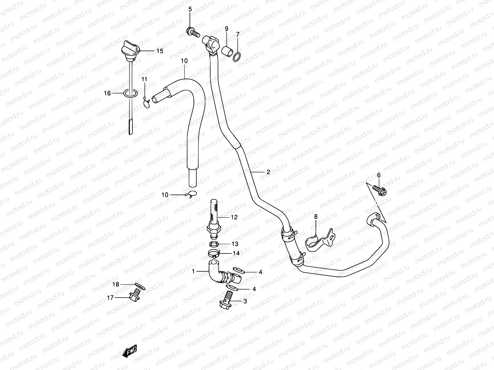 16 - OIL HOSE
