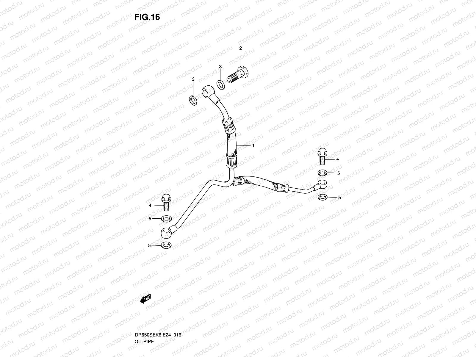 16 - OIL PIPE