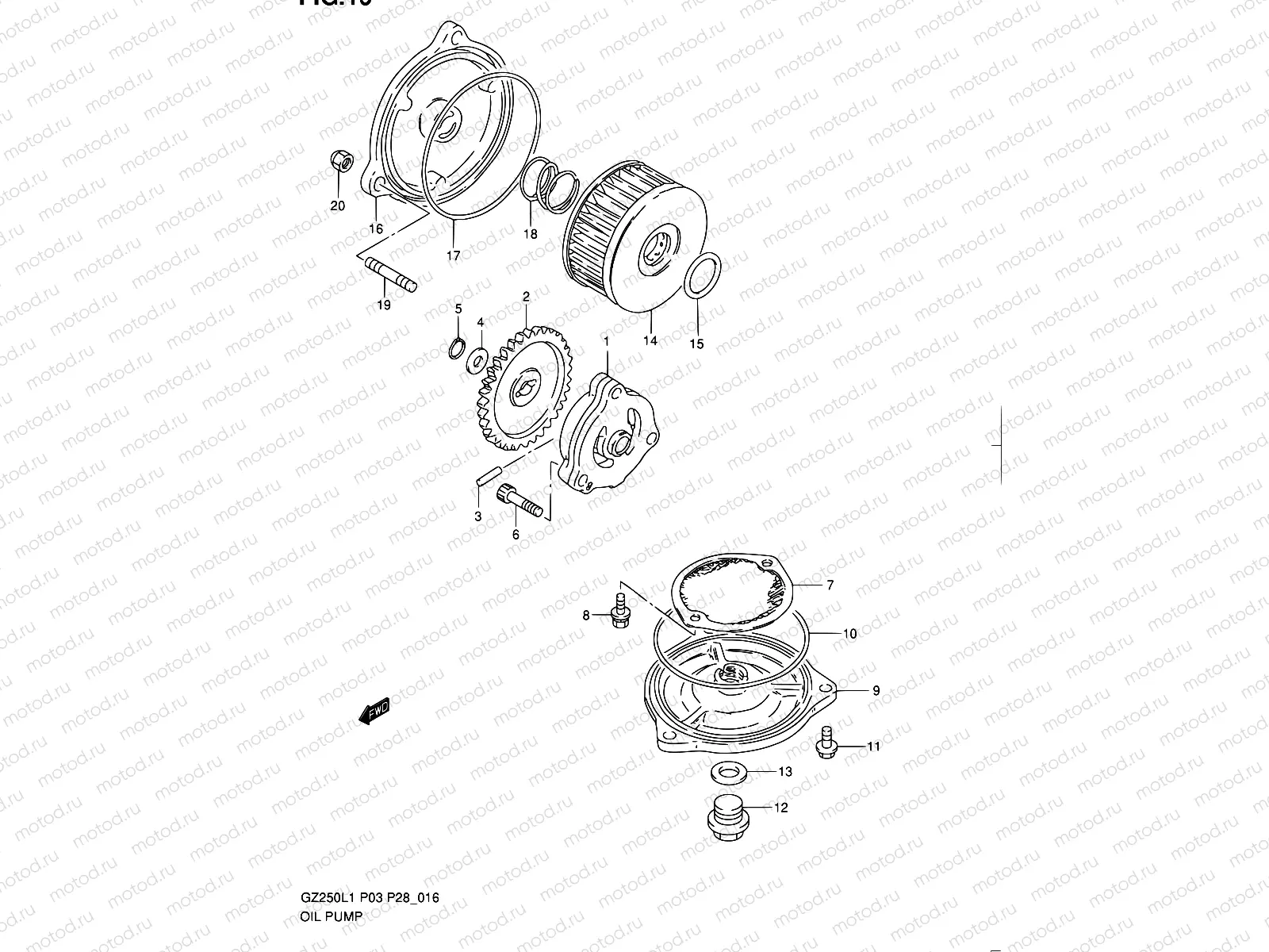 16 - OIL PUMP