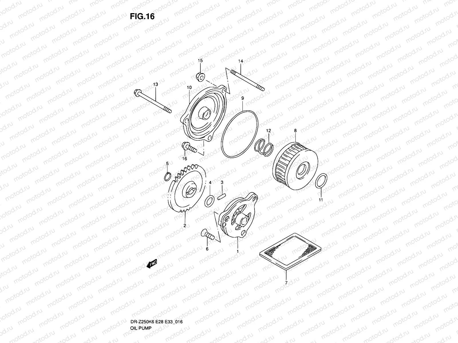 16 - OIL PUMP