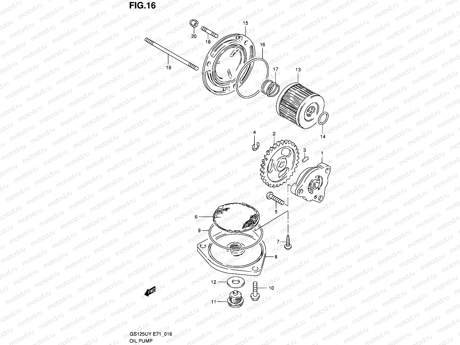 16 - OIL PUMP