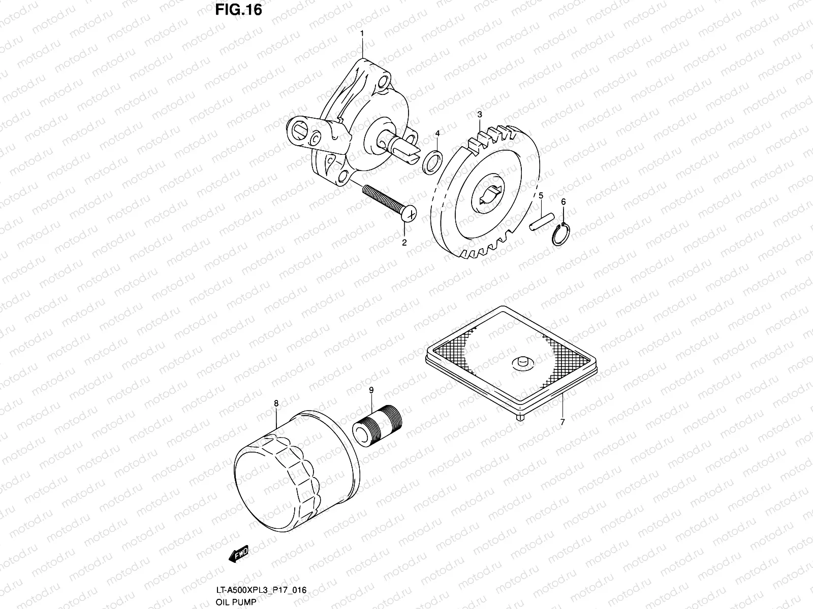 16 - OIL PUMP