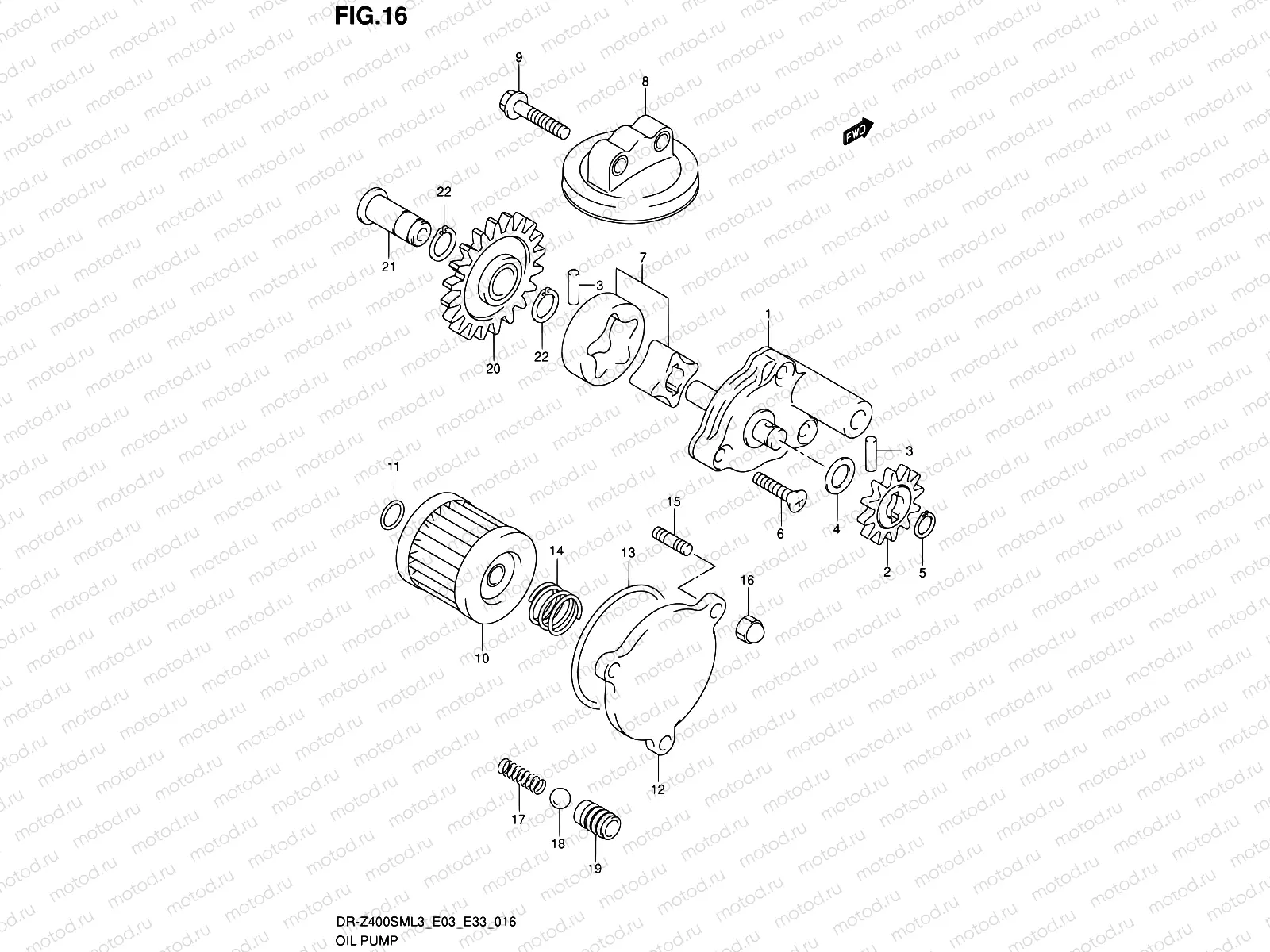 16 - OIL PUMP