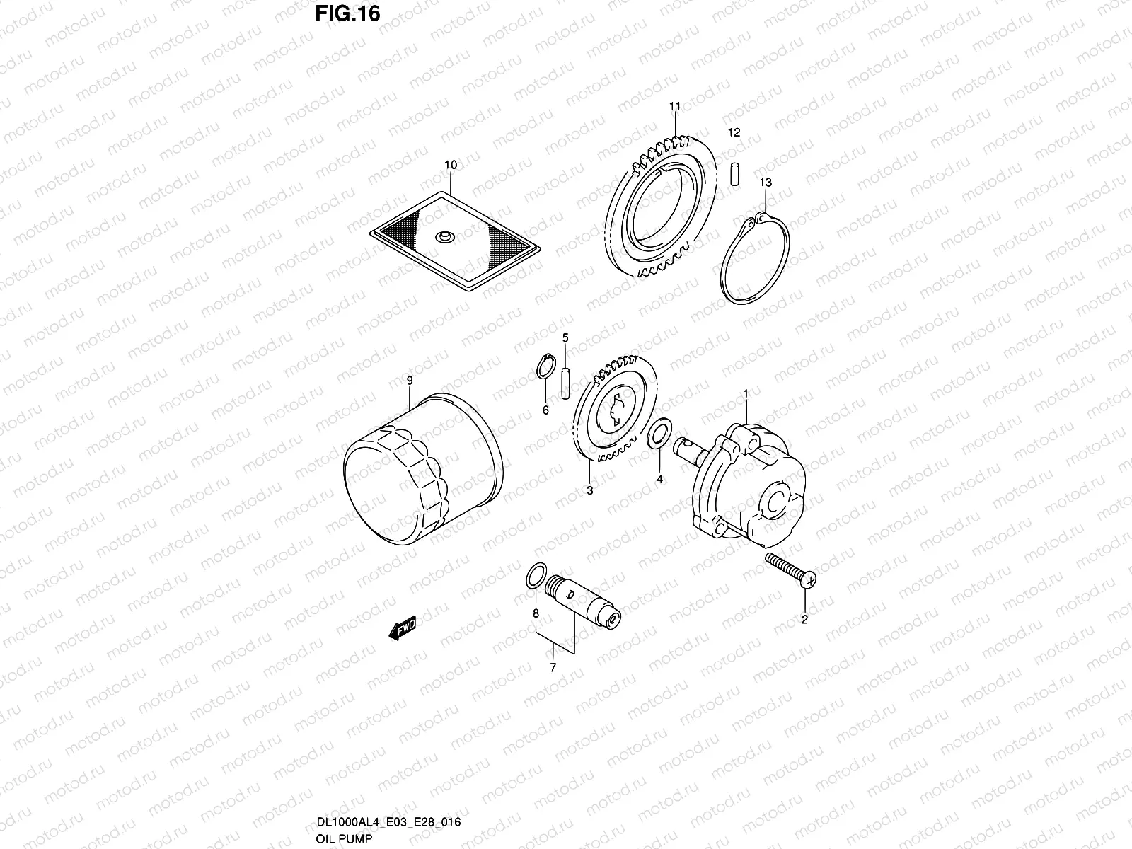 16 - OIL PUMP