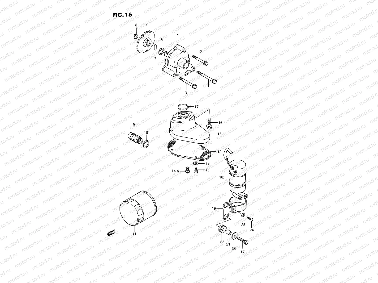 16 - OIL PUMP - FUEL PUMP