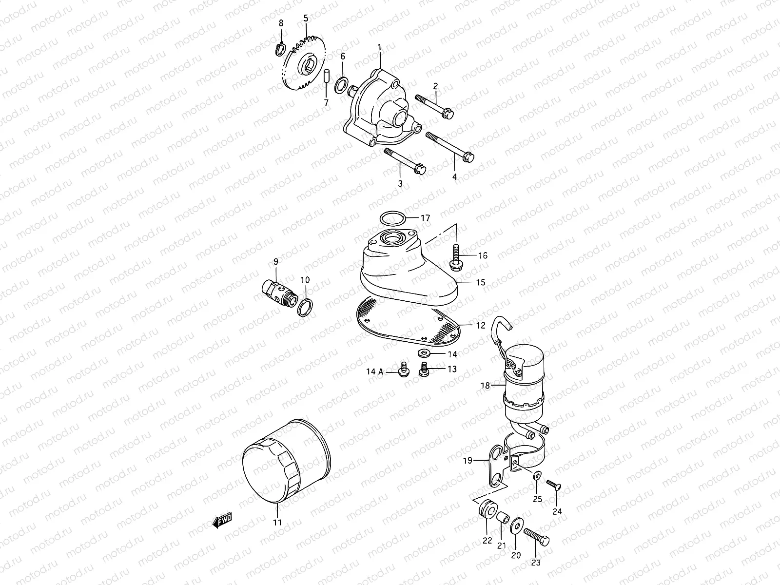 16 - OIL PUMP - FUEL PUMP