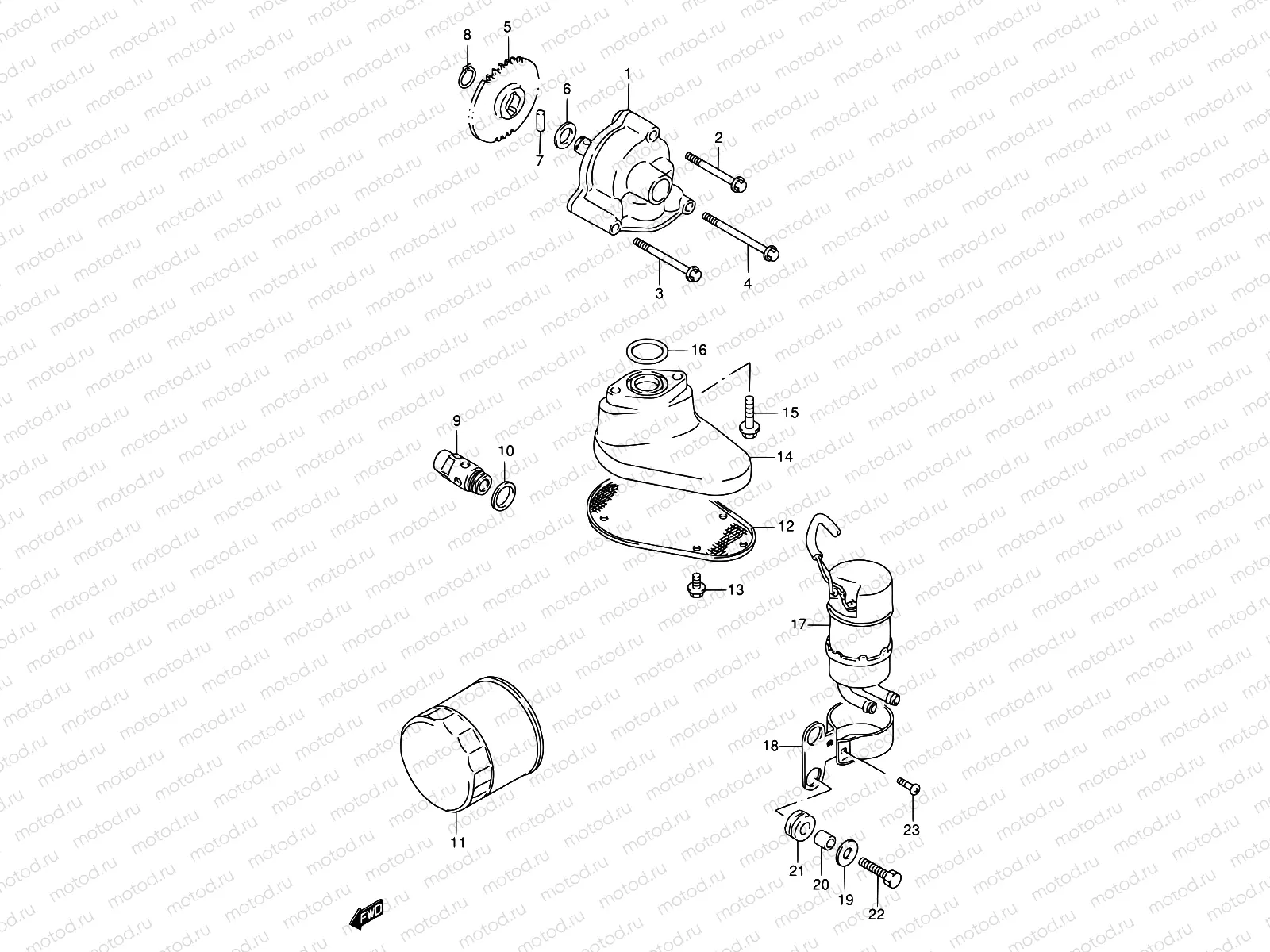 16 - OIL PUMP - FUEL PUMP