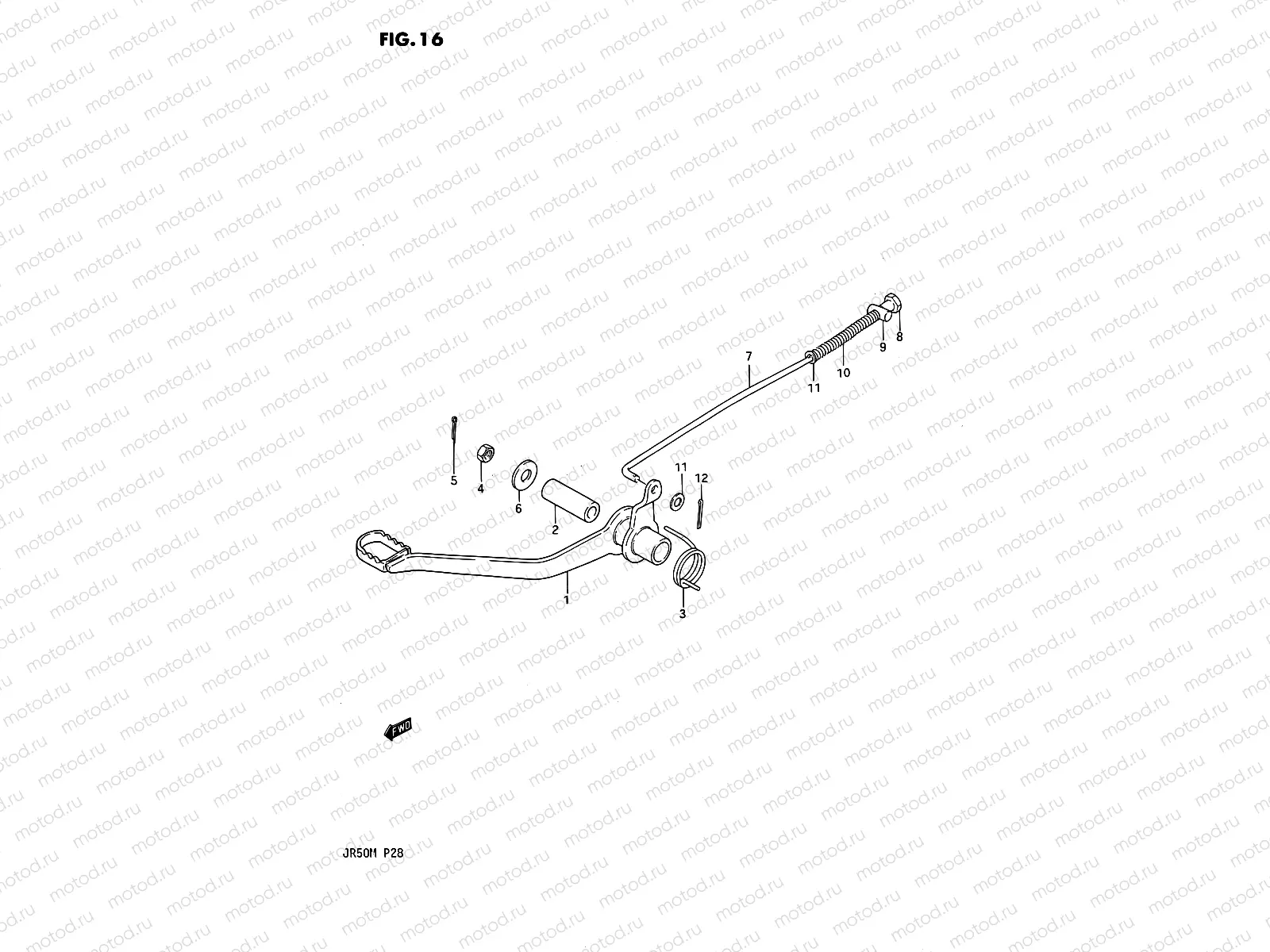 16 - REAR BRAKE