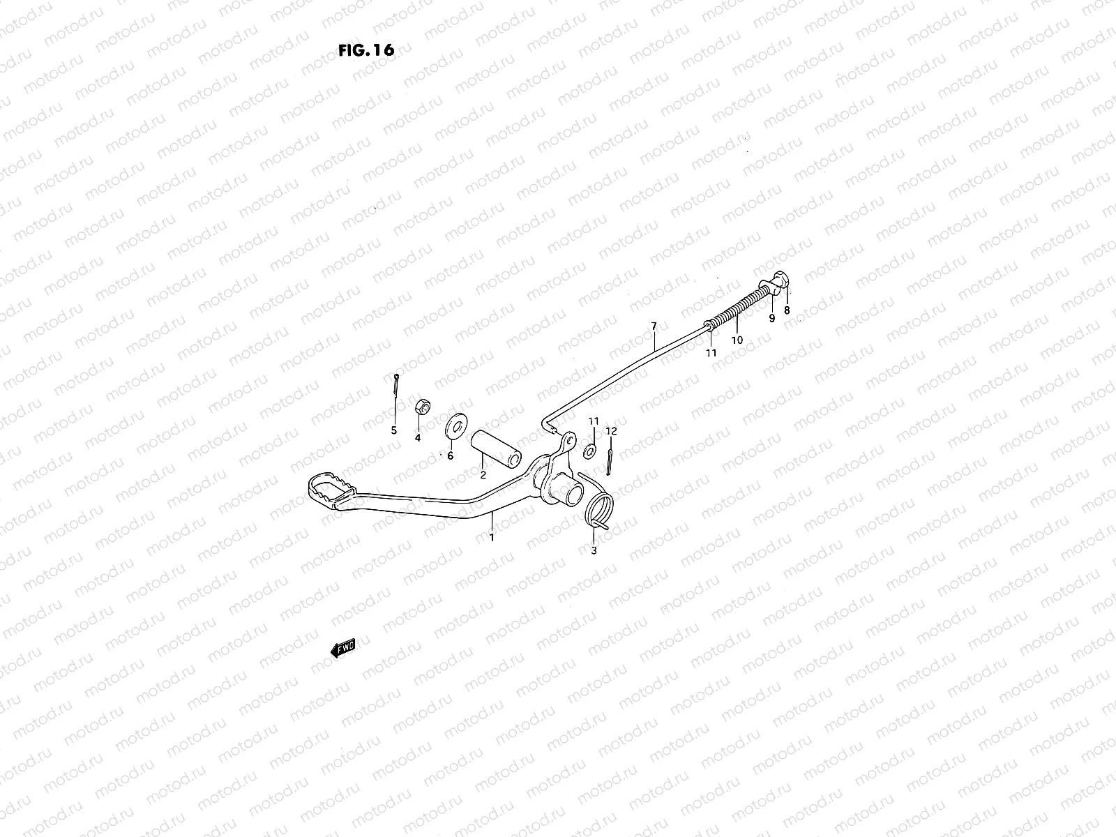 16 - REAR BRAKE