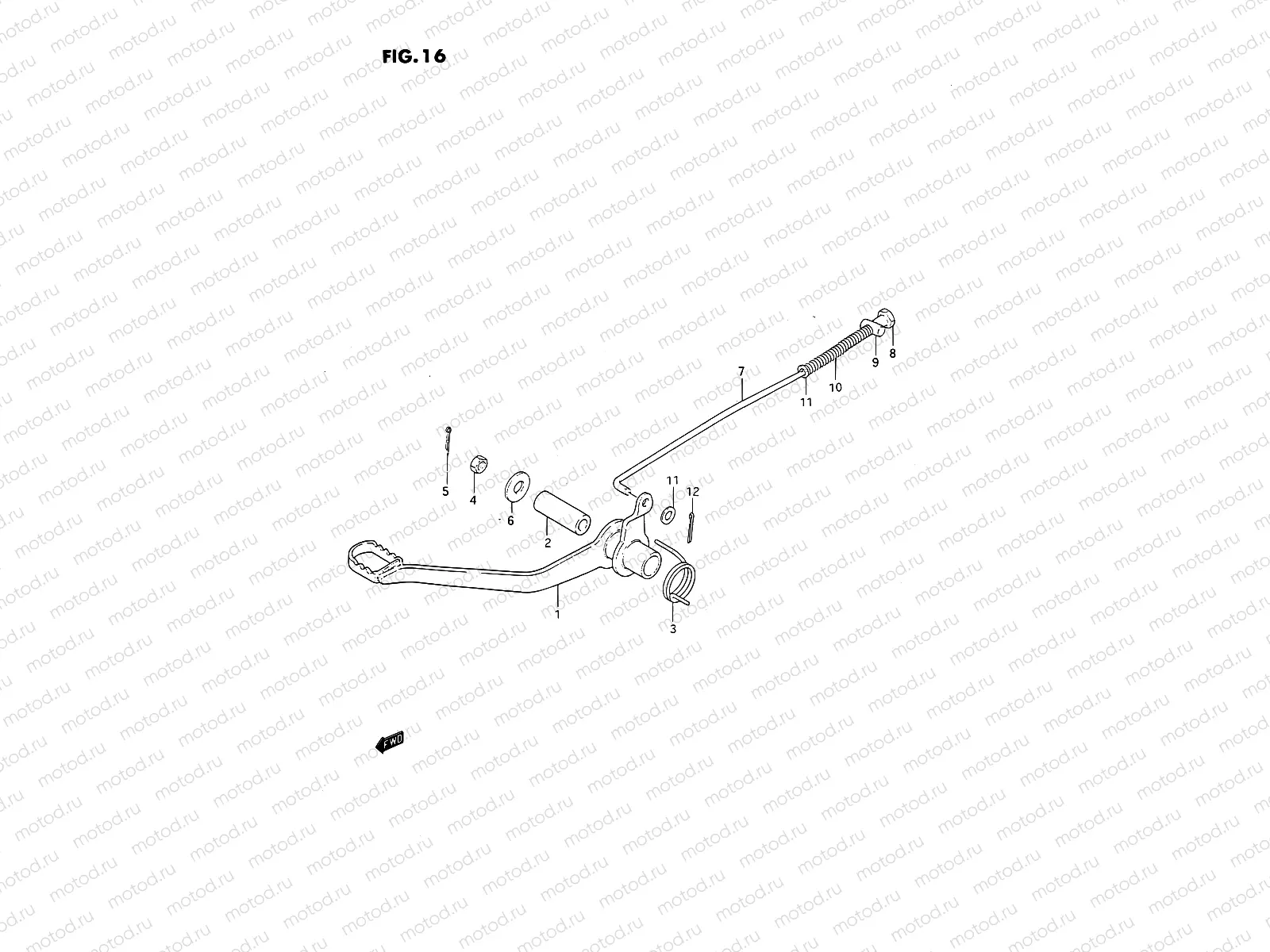 16 - REAR BRAKE