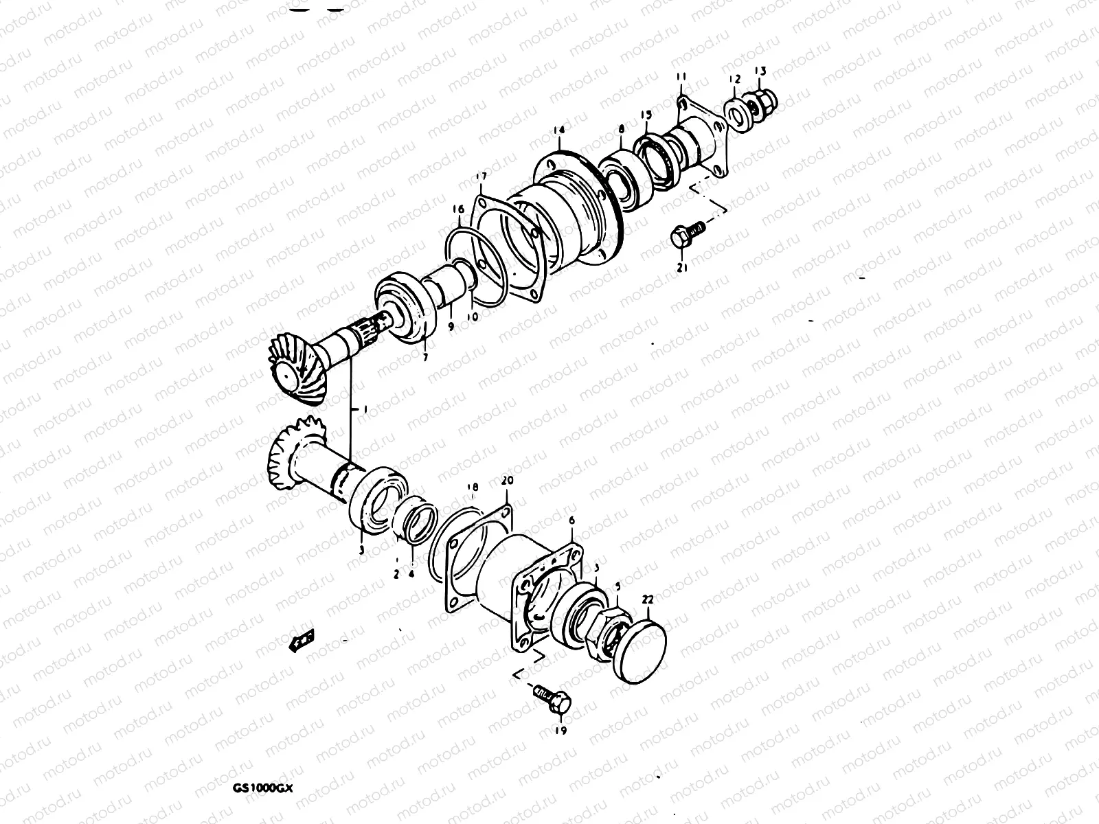 16 - SECONDARY DRIVE GEAR