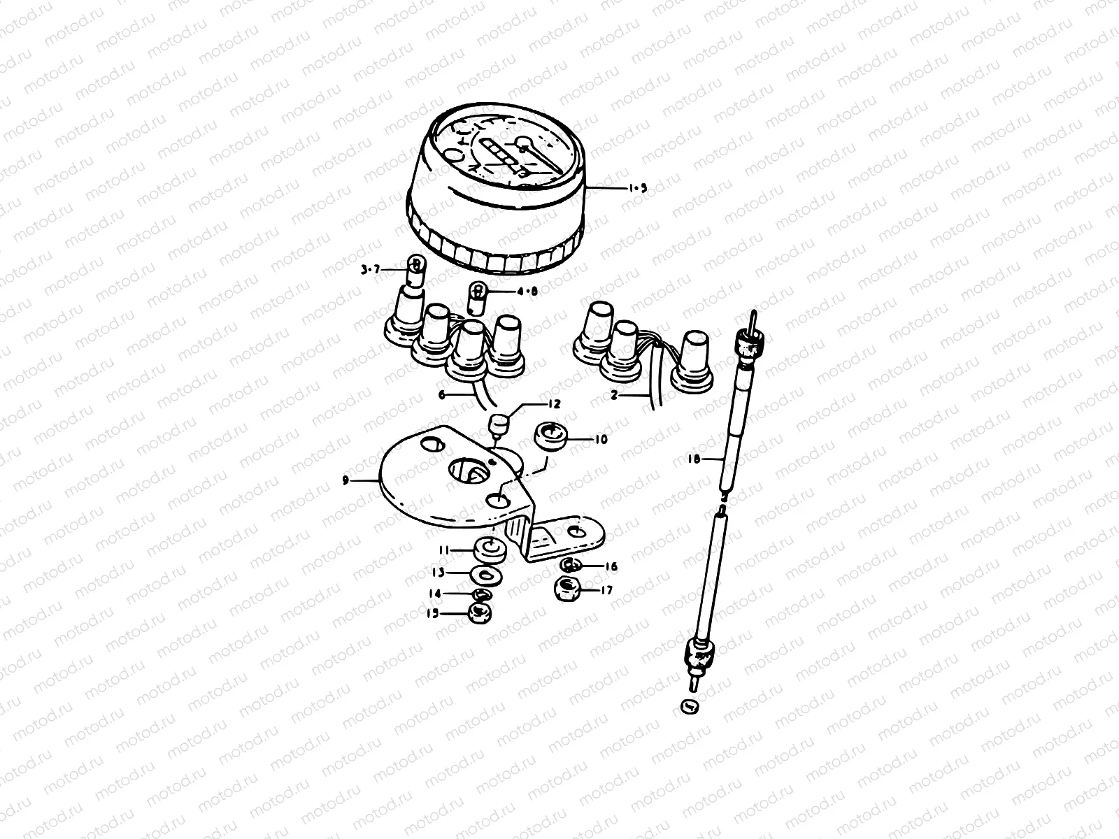 16 - SPEEDOMETER (A100-4,K,L)