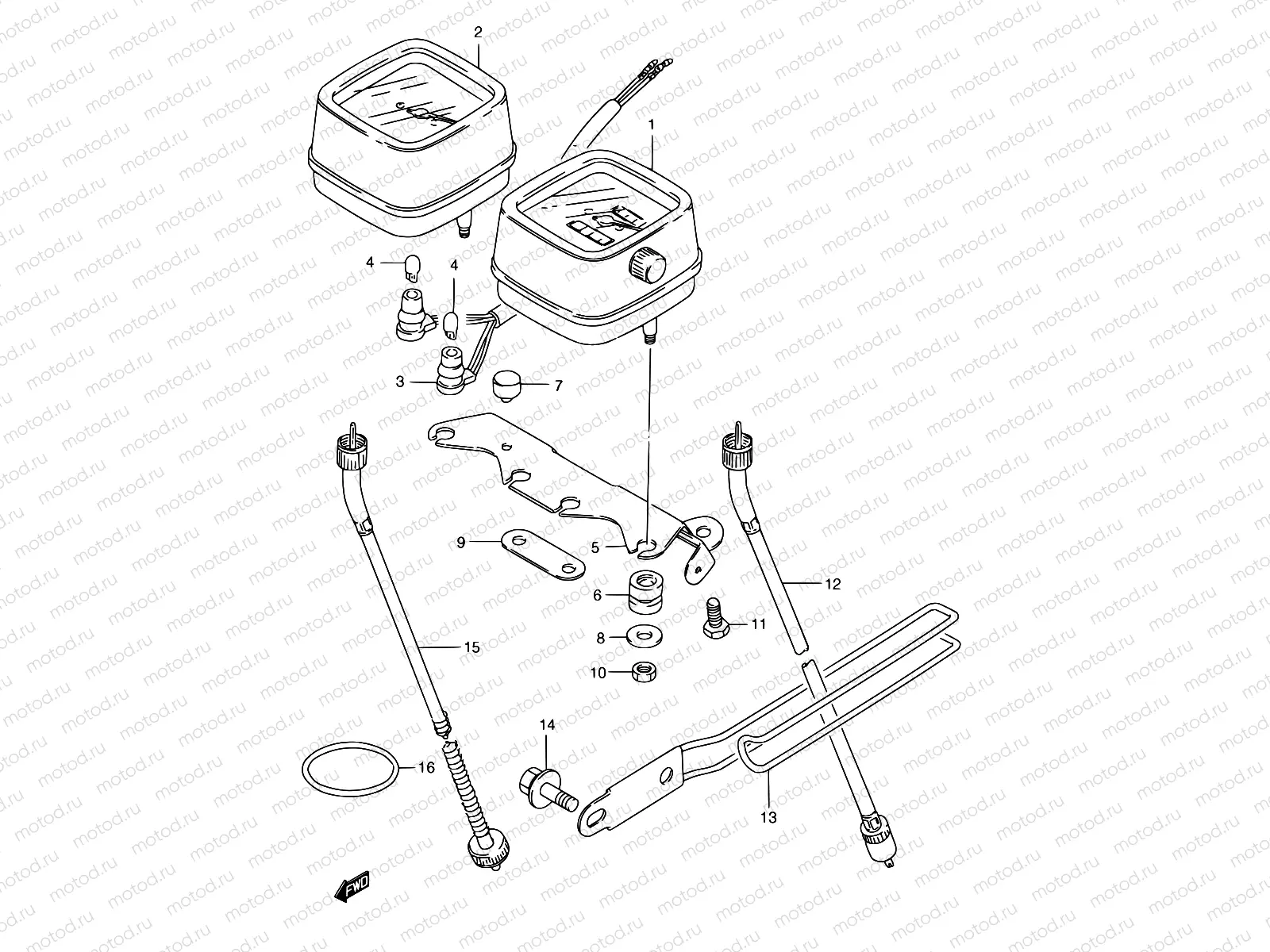 16 - SPEEDOMETER (E01,E24,E71)