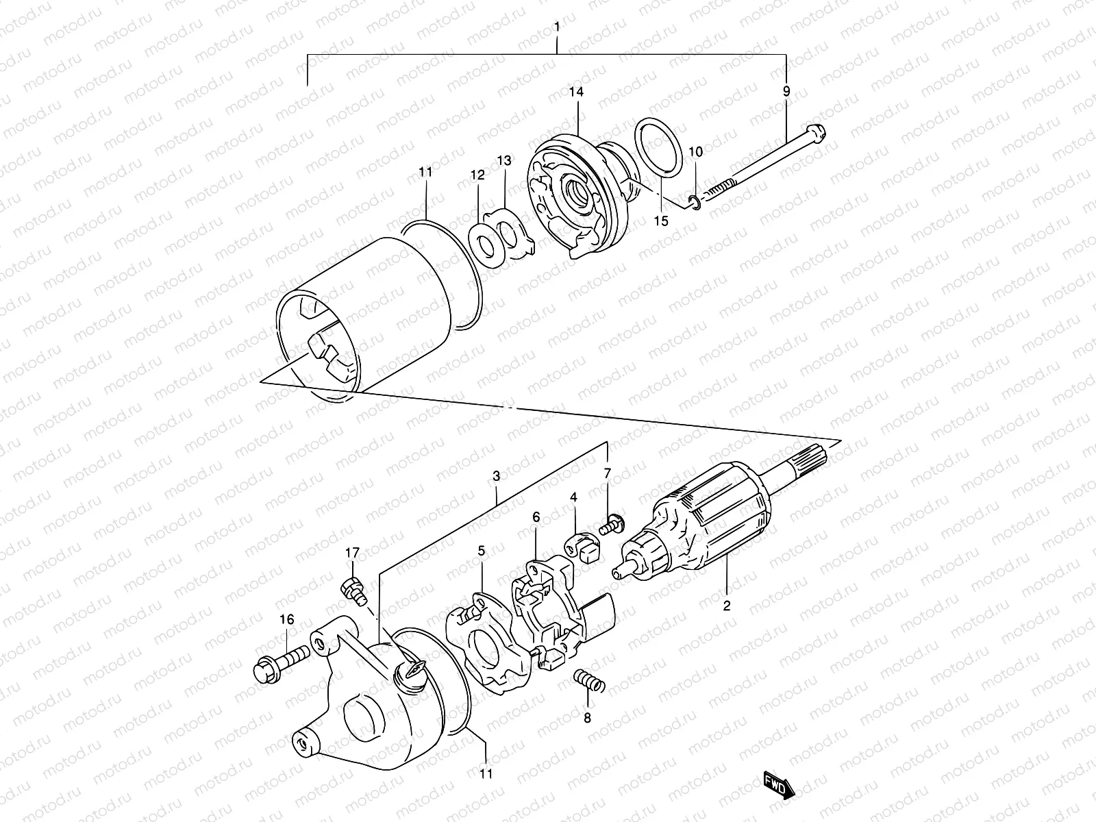 16 - STARTING MOTOR