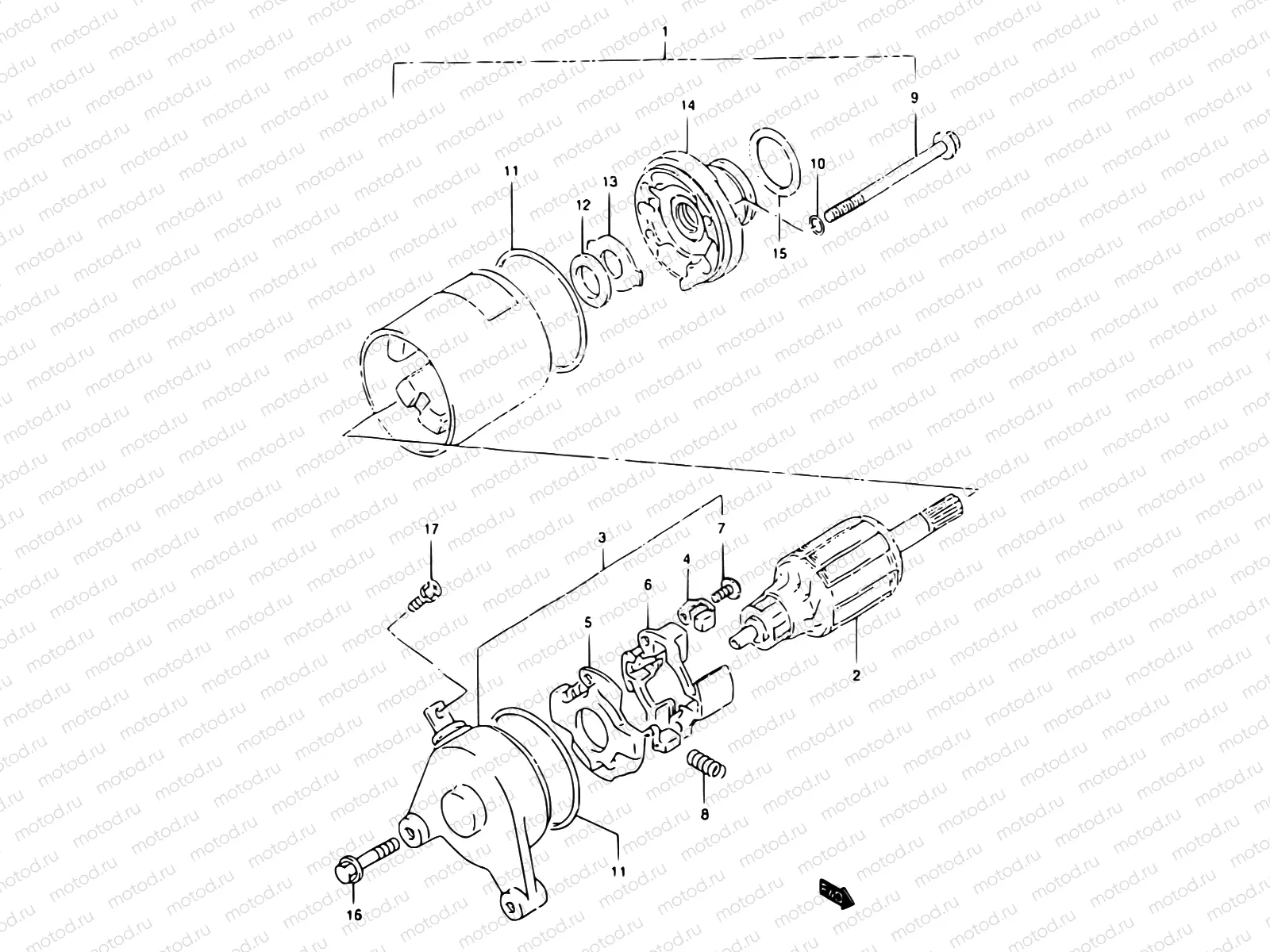 16 - STARTING MOTOR