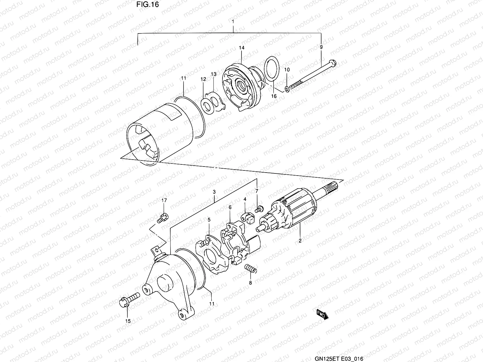 16 - STARTING MOTOR